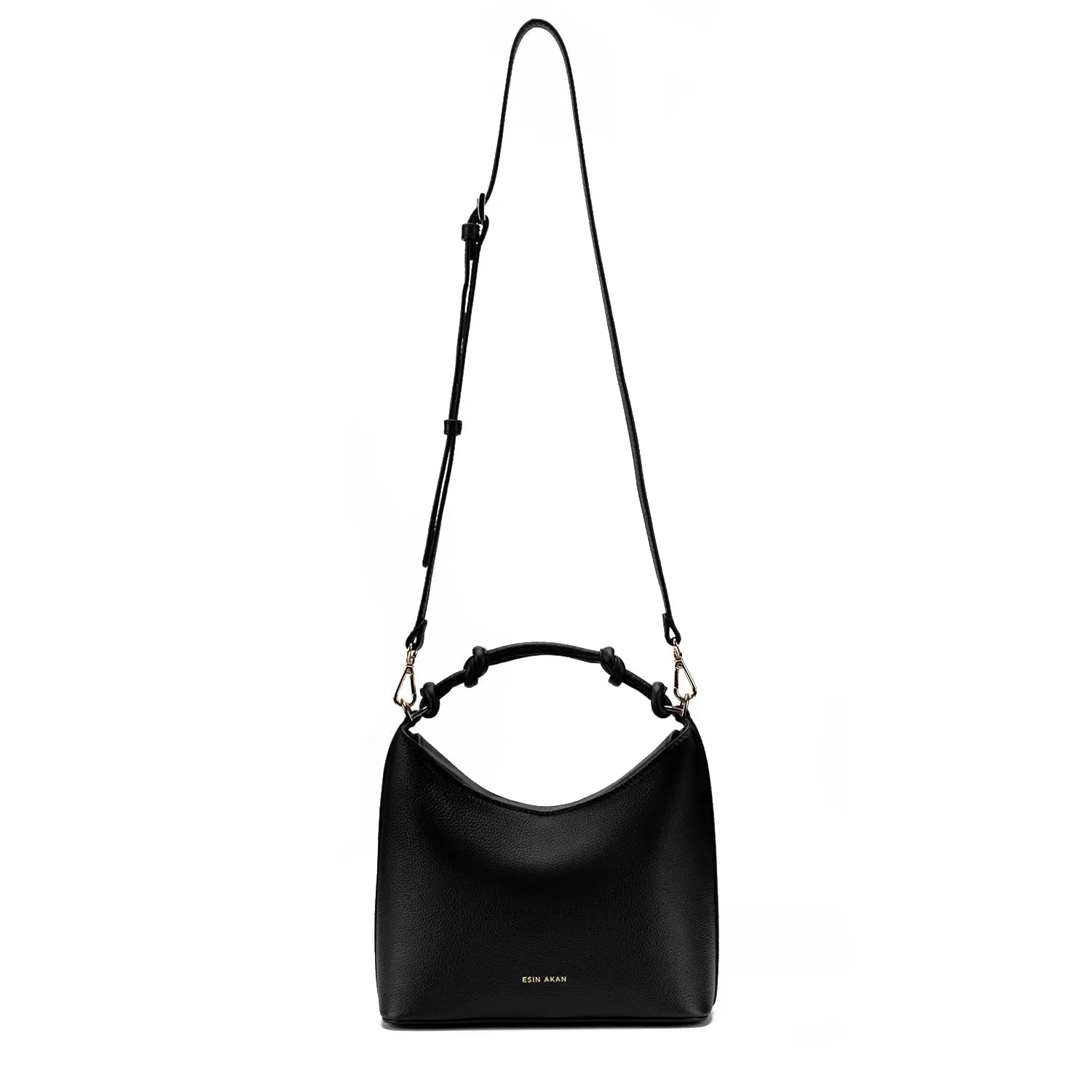 Midi Chelsea Crossbody, Top Handle, Bracelet Bag Black