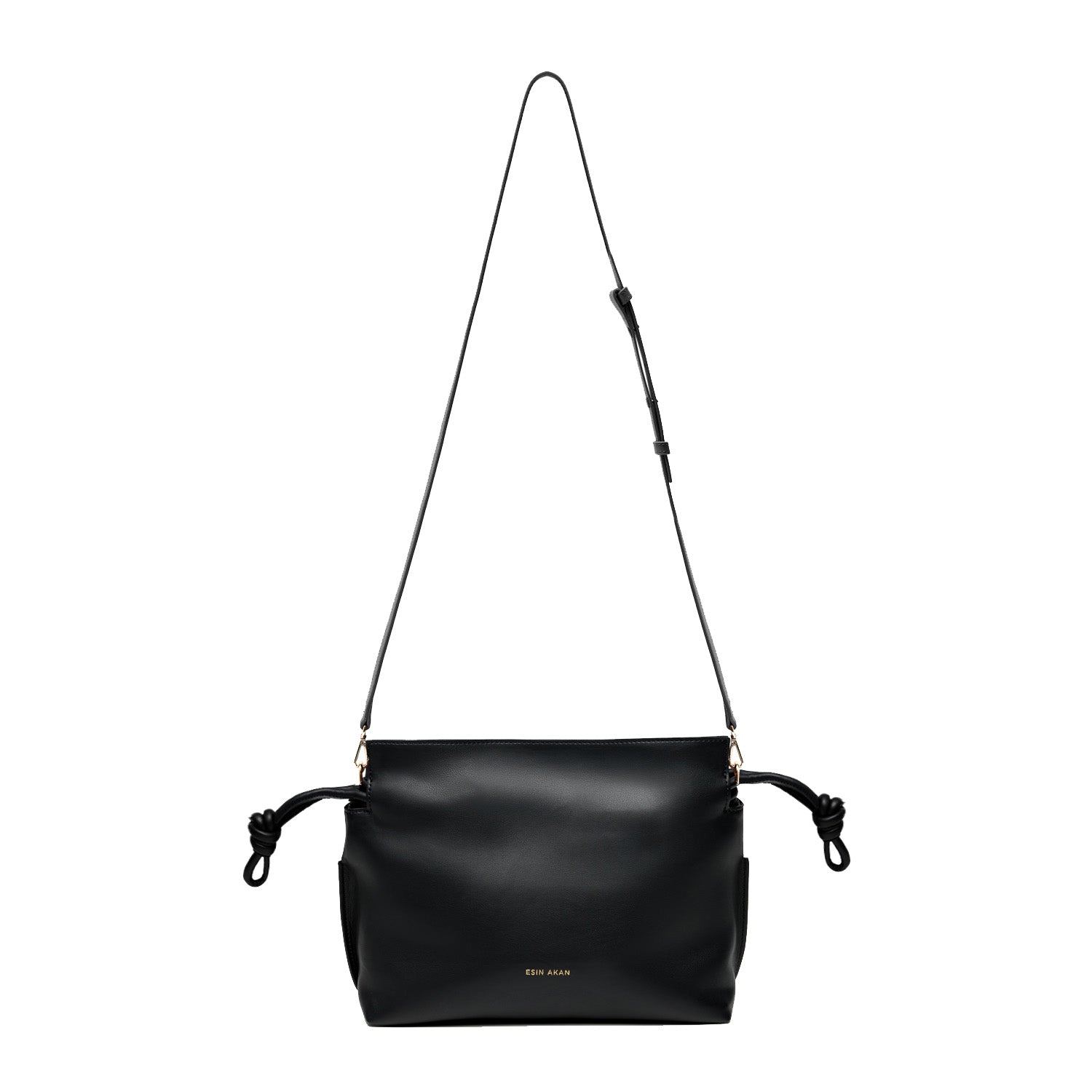Midi Emma Convertible Tote Black, Soft & Smooth Plant Based Olive Leather