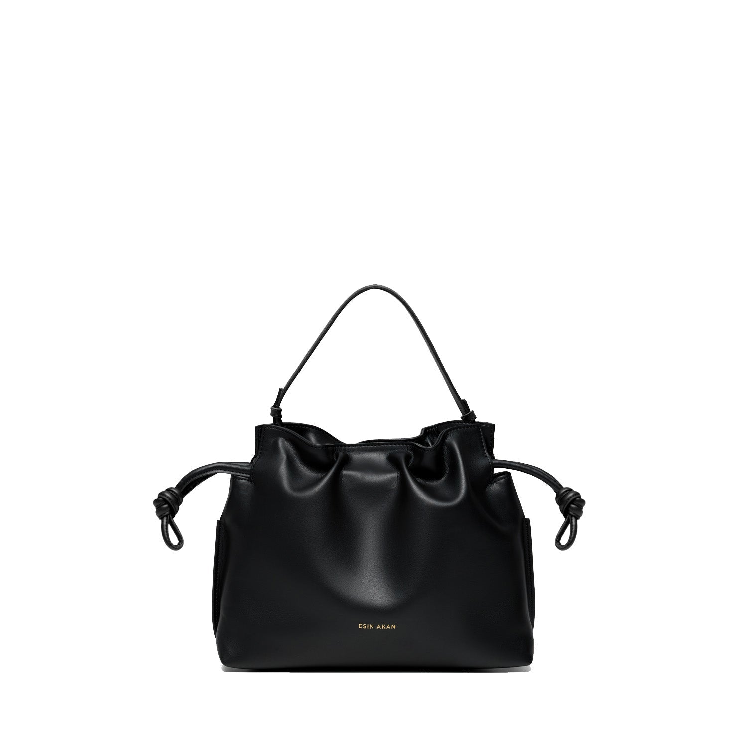 Midi Emma Convertible Tote Black, Soft & Smooth Plant Based Olive Leather