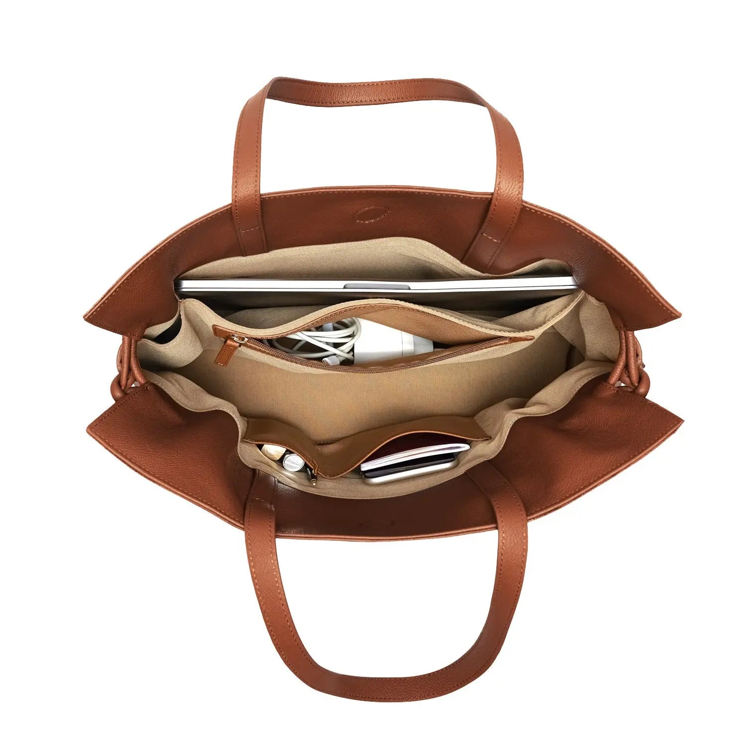 Large Emma Work & Travel Tote Tan