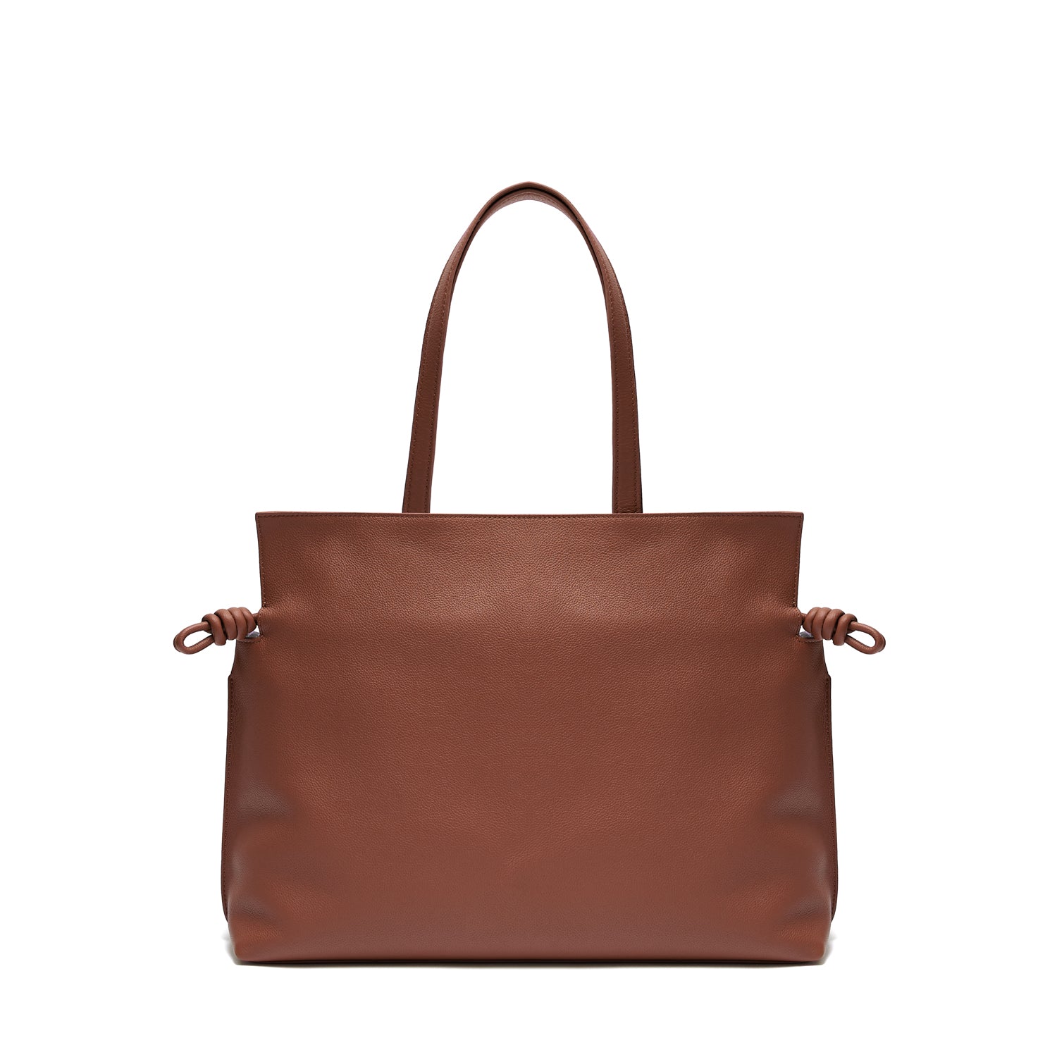 Emma Large Leather Tote Bag, Nutshell Tan