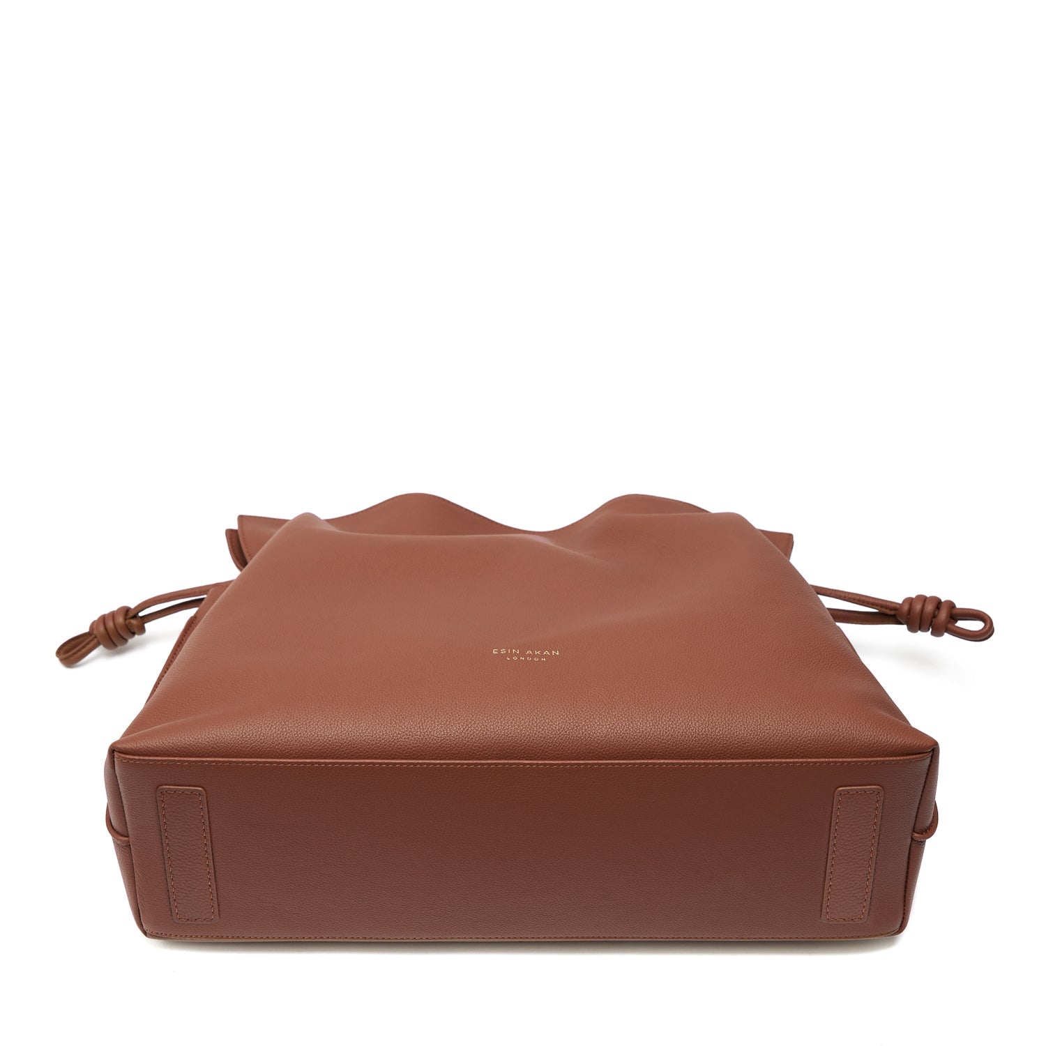 Emma Large Leather Tote Bag, Nutshell Tan
