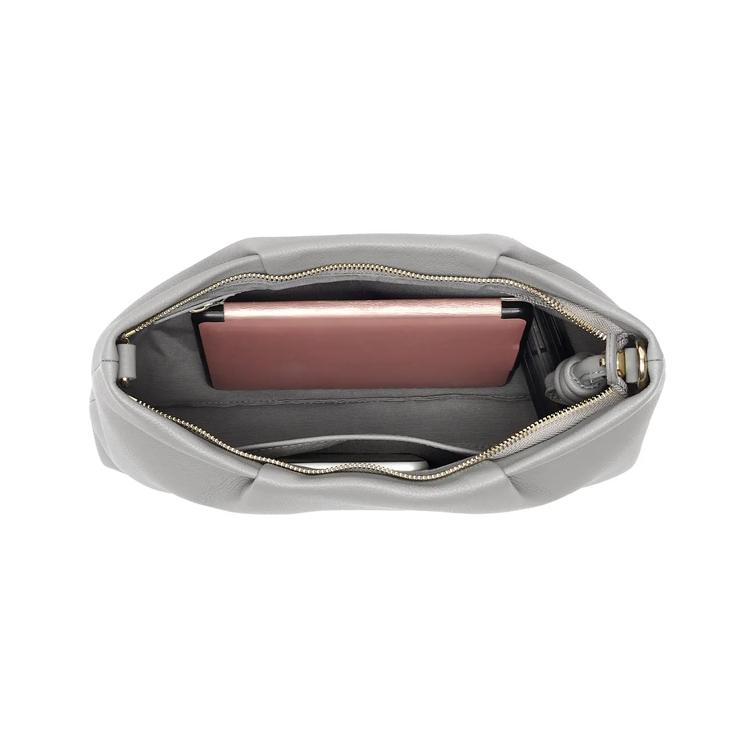 Midi Richmond Crossbody, Shoulder, Clutch Bag Grey