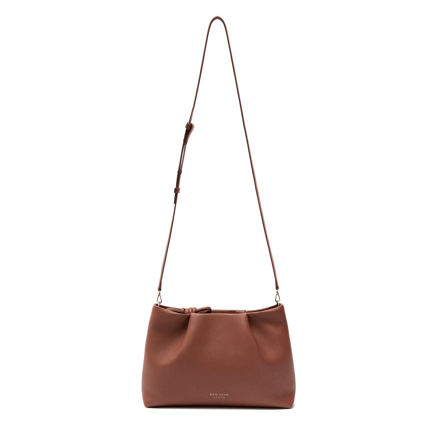 3-in-1 Midi Richmond Leather Crossbody Bag, Nutshell