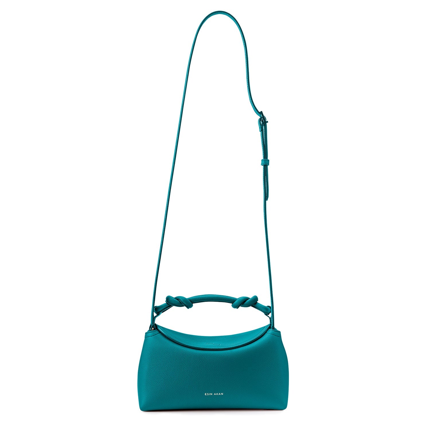 Midi Sloane Multiway Crossbody Teal, Soft Small Grain Calf Leather