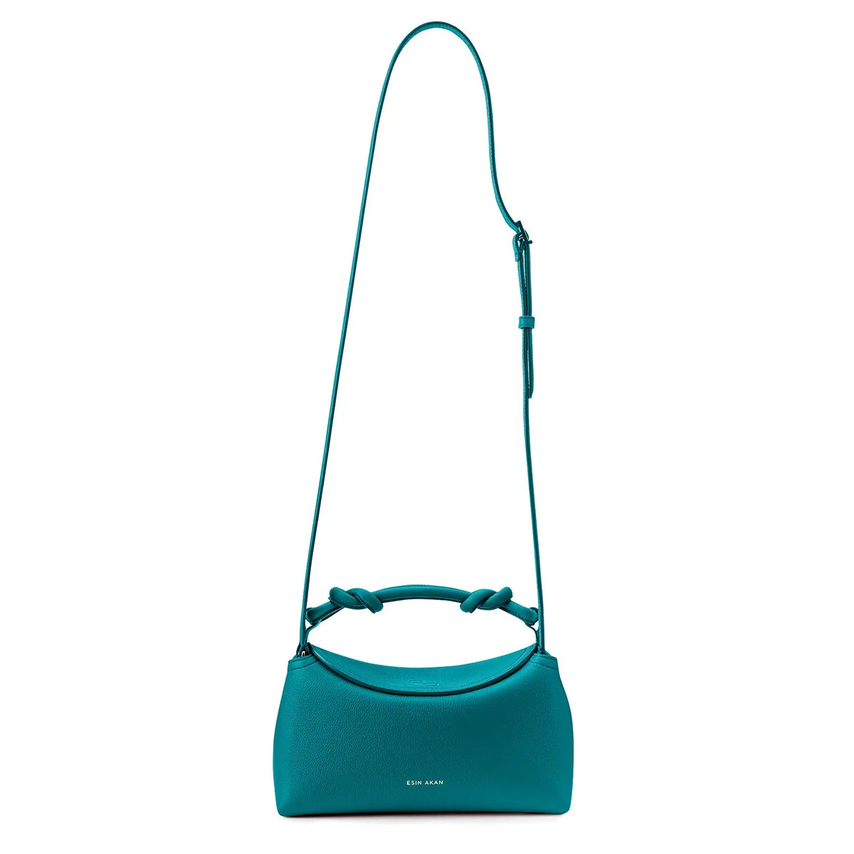Midi Sloane Multiway Crossbody Teal, Soft Small Grain Calf Leather