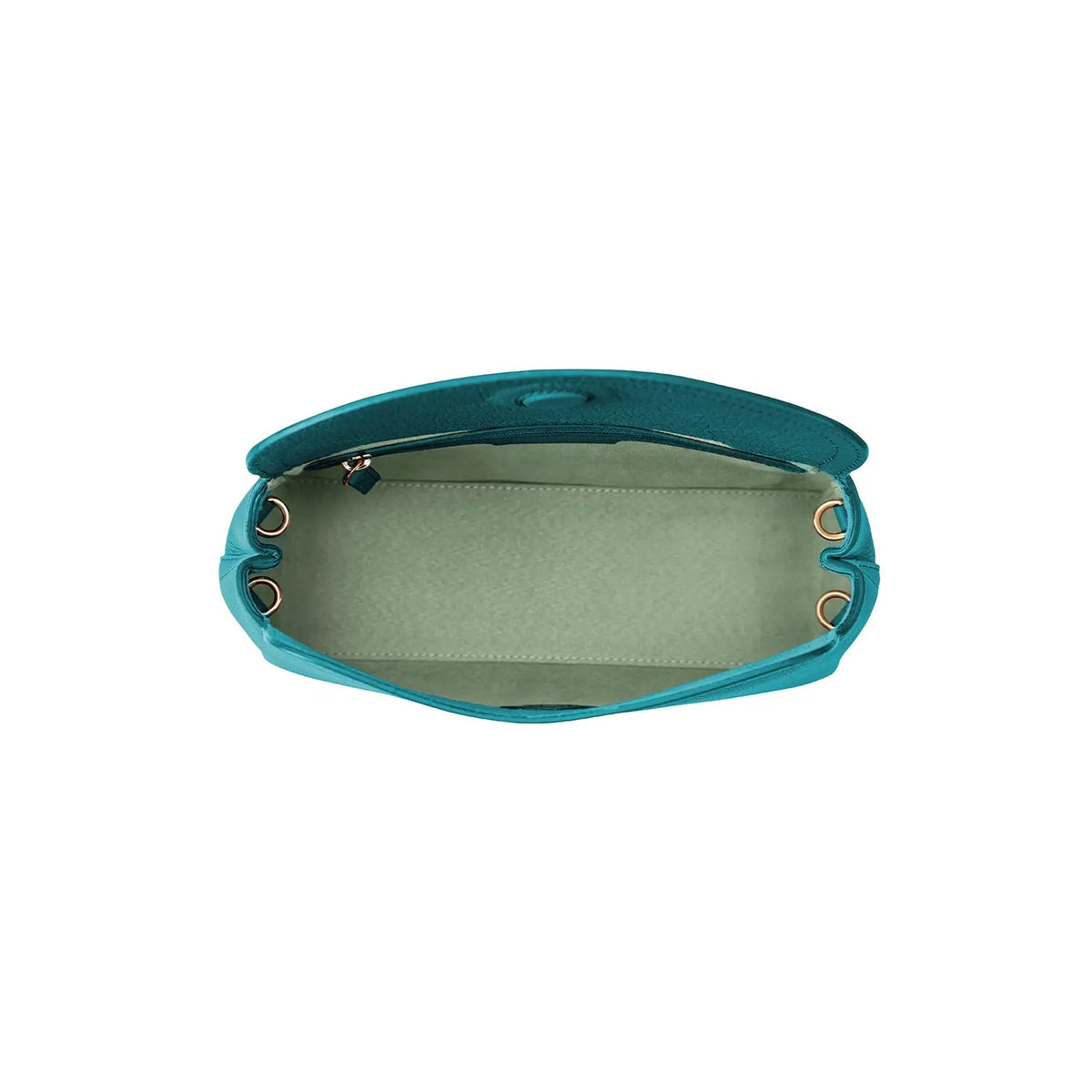 Midi Sloane Multiway Crossbody Teal, Soft Small Grain Calf Leather