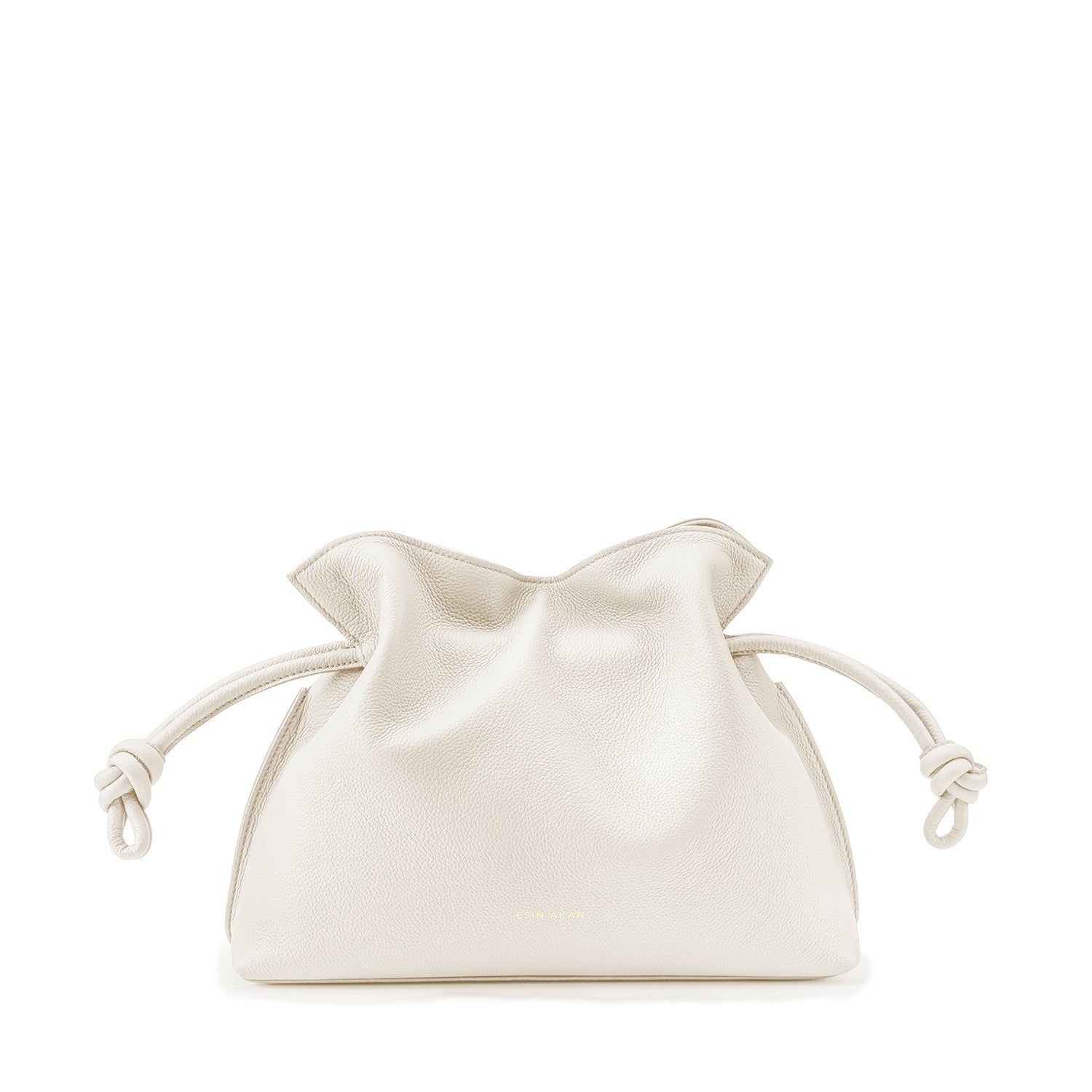 Midi Emma Convertible Tote Ivory, Soft Small Grain Calf Leather