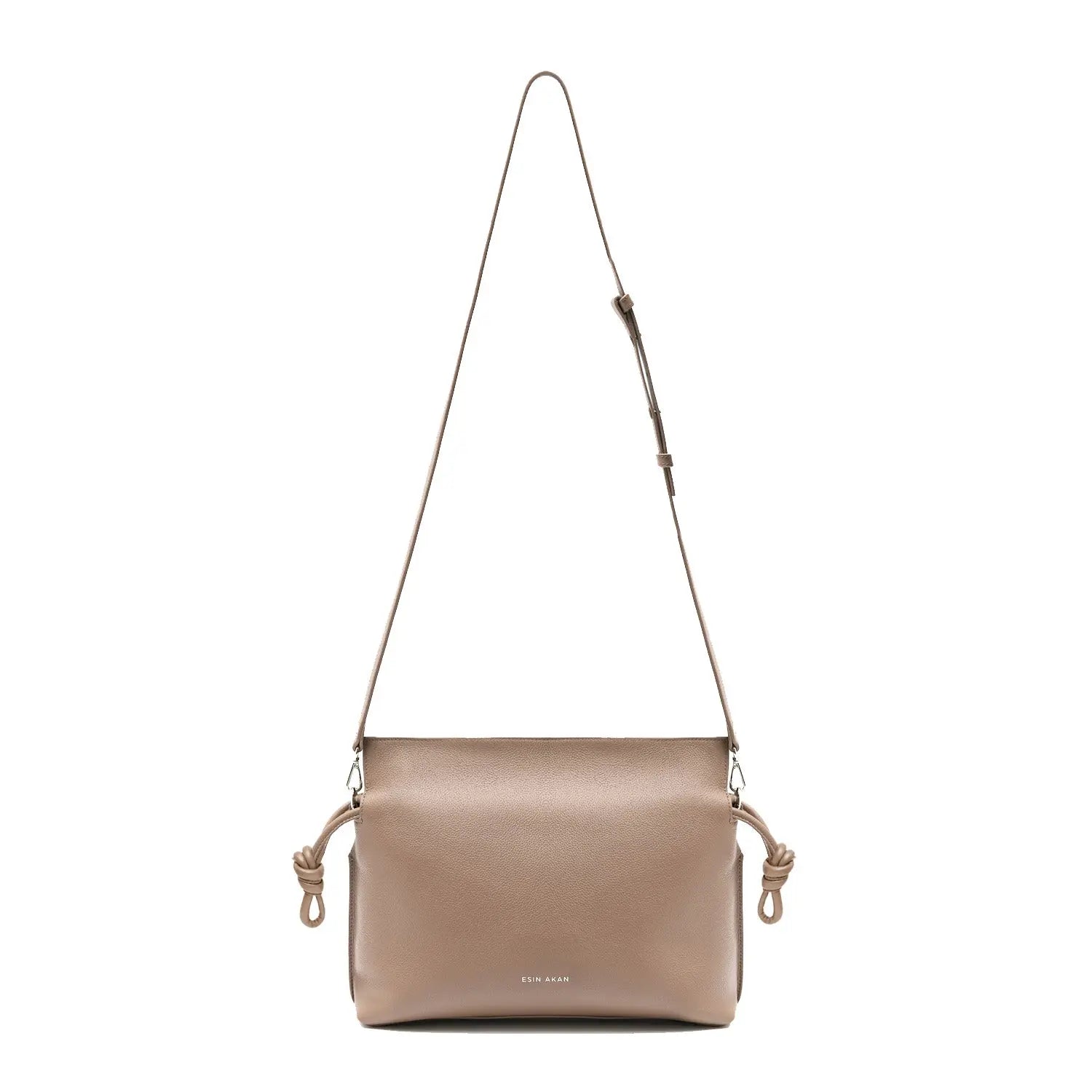 Midi Emma Crossbody, Clutch, Top Handle Bag Beige