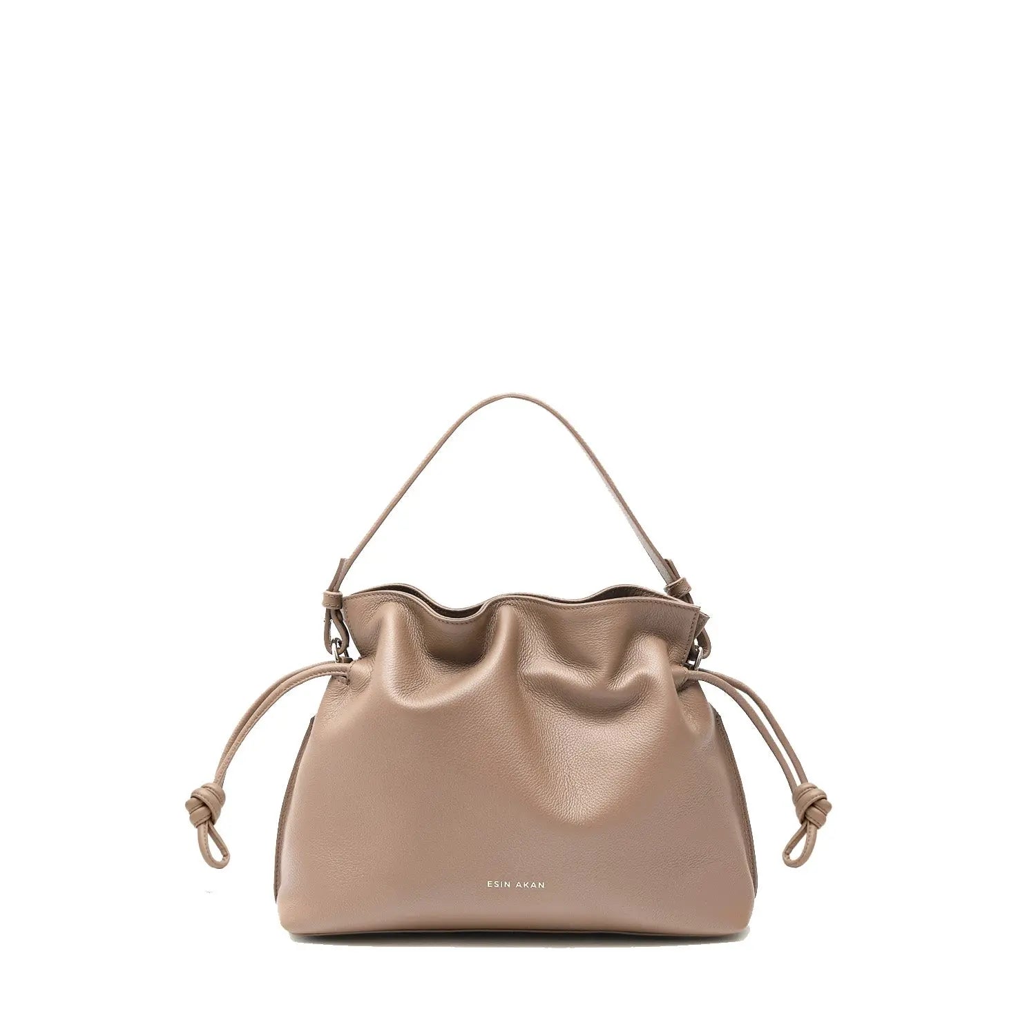 Midi Emma | Convertible Tote, Beige Leather Crossbody Bag | Esin Akan