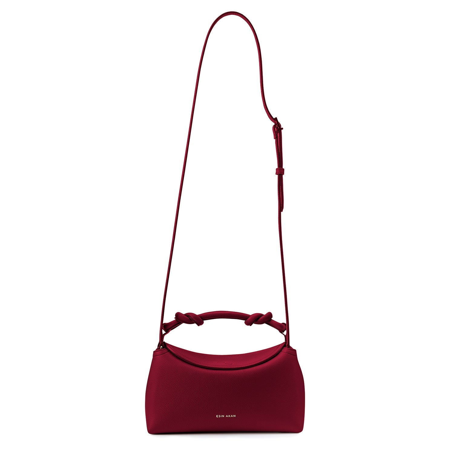 Midi Sloane Multiway Crossbody Cherry, Soft Small Grain Calf Leather
