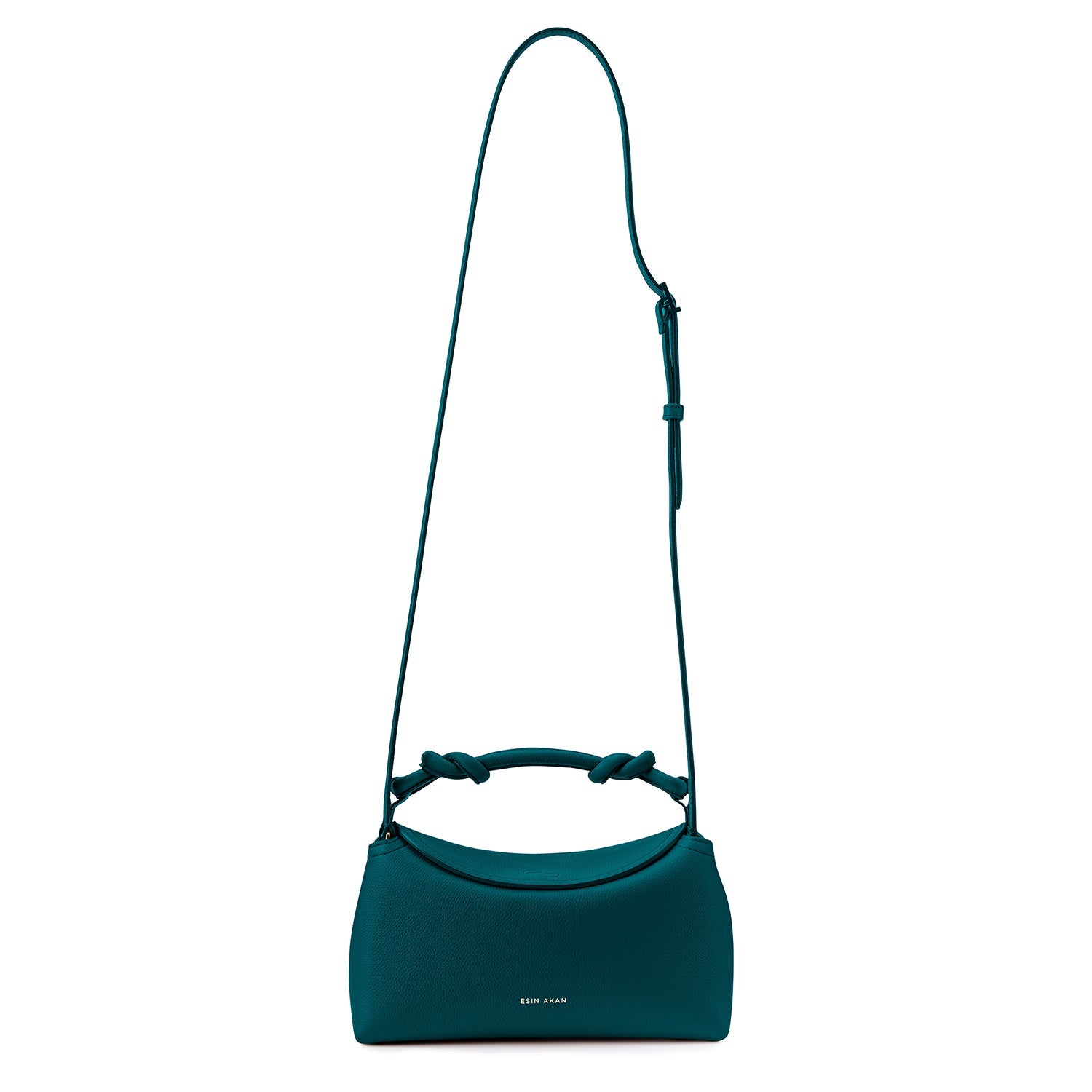 Midi Sloane Multiway Crossbody Teal, Soft Small Grain Calf Leather