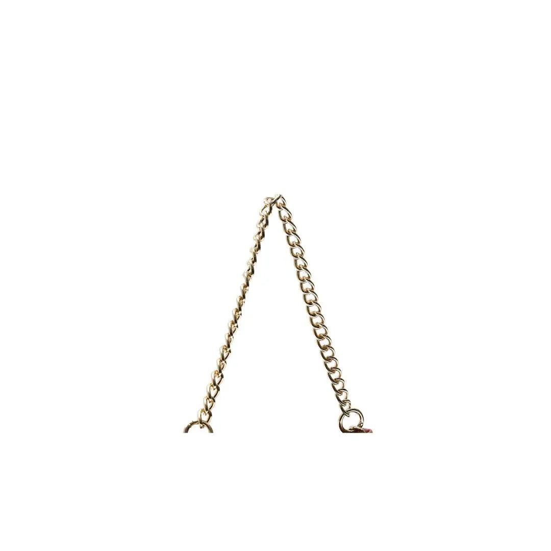 Short Chain Strap, Light Gold Light Gold