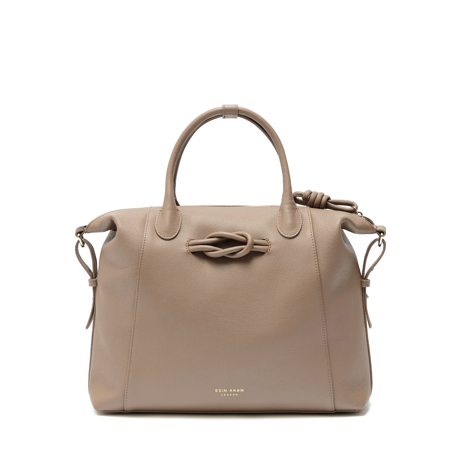 Wimbledon Leather Backpack Tote, Oatmilk Oatmilk