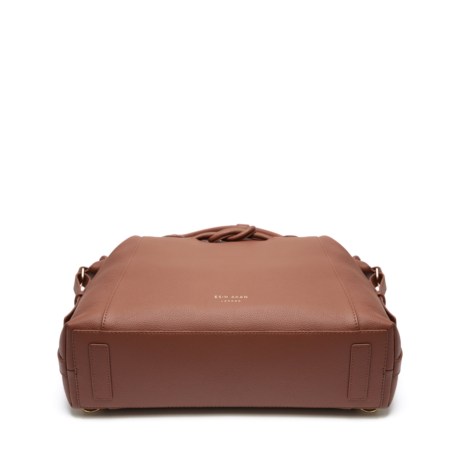 Wimbledon Leather Backpack Tote, Nutshell Nutshell