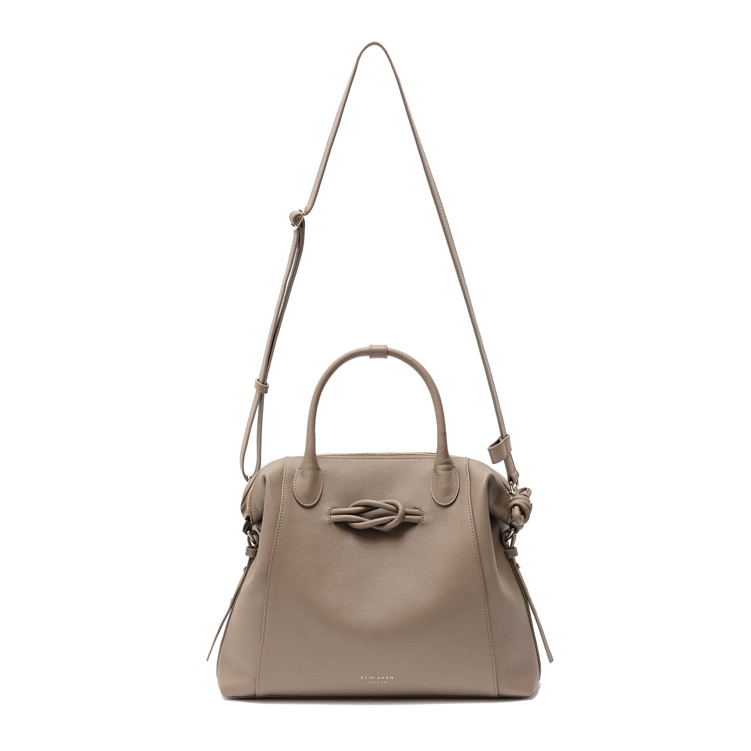 Wimbledon Leather Backpack Tote, Oatmilk Oatmilk