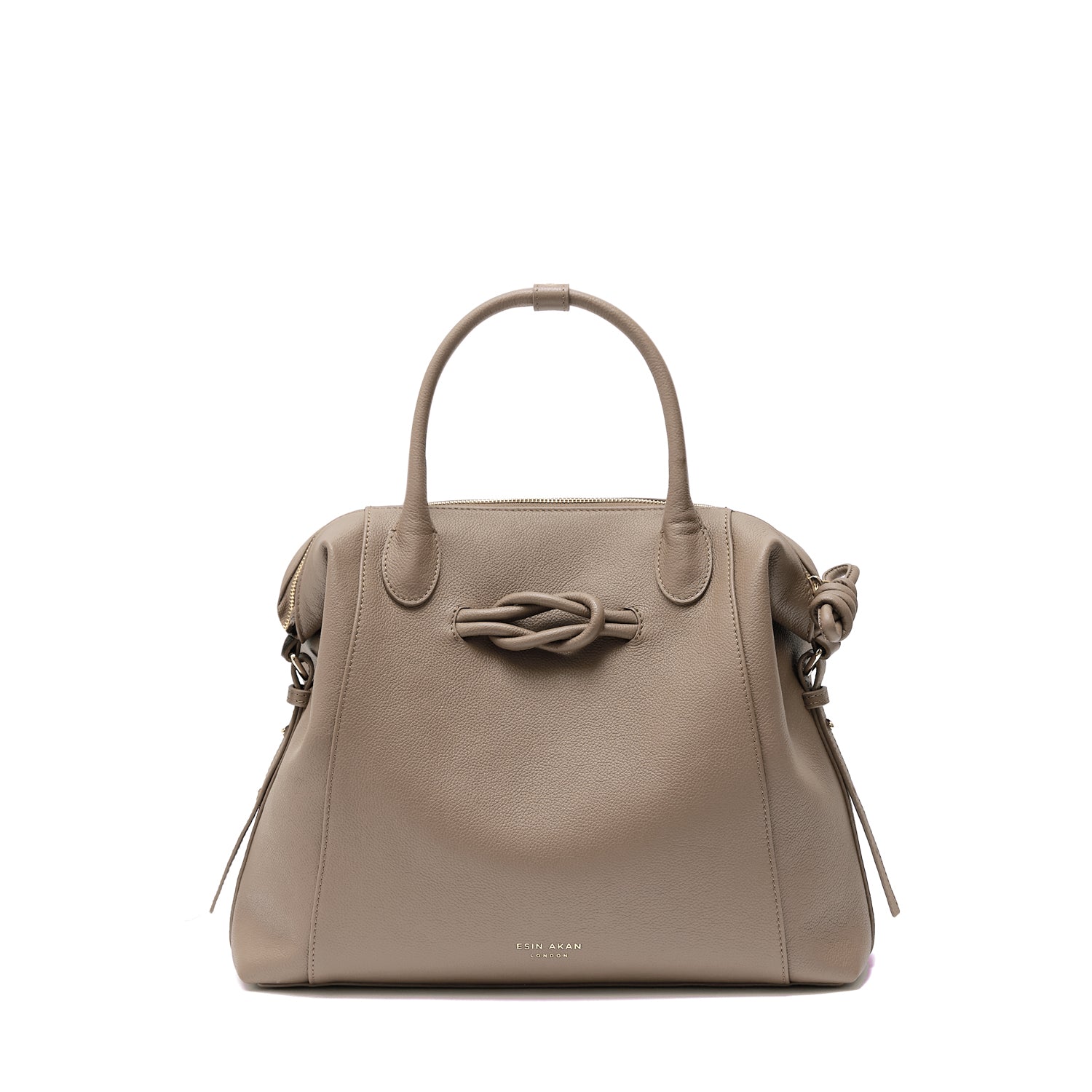 Wimbledon Leather Backpack Tote, Oatmilk Oatmilk