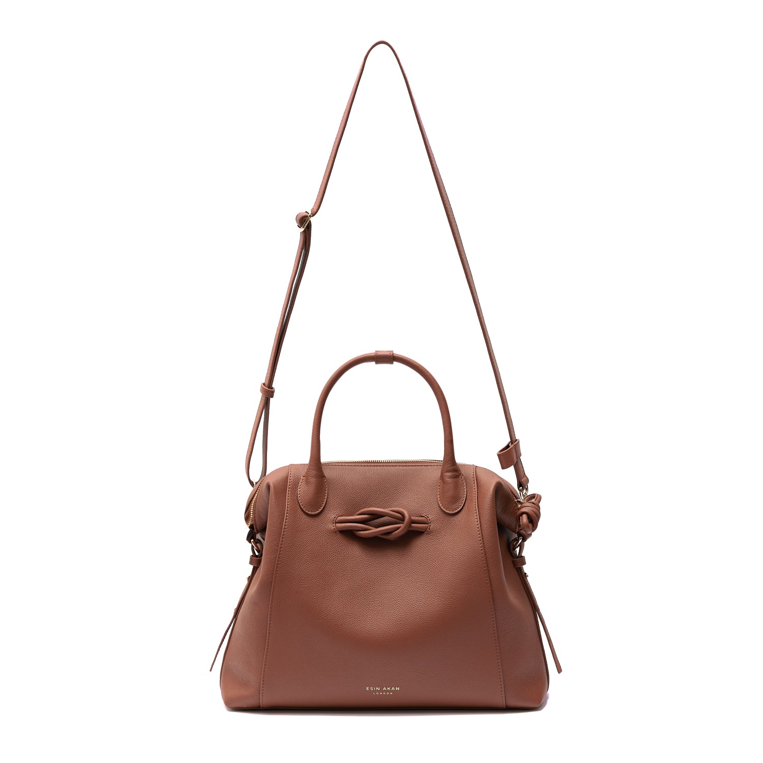 Wimbledon Leather Backpack Tote, Nutshell Nutshell