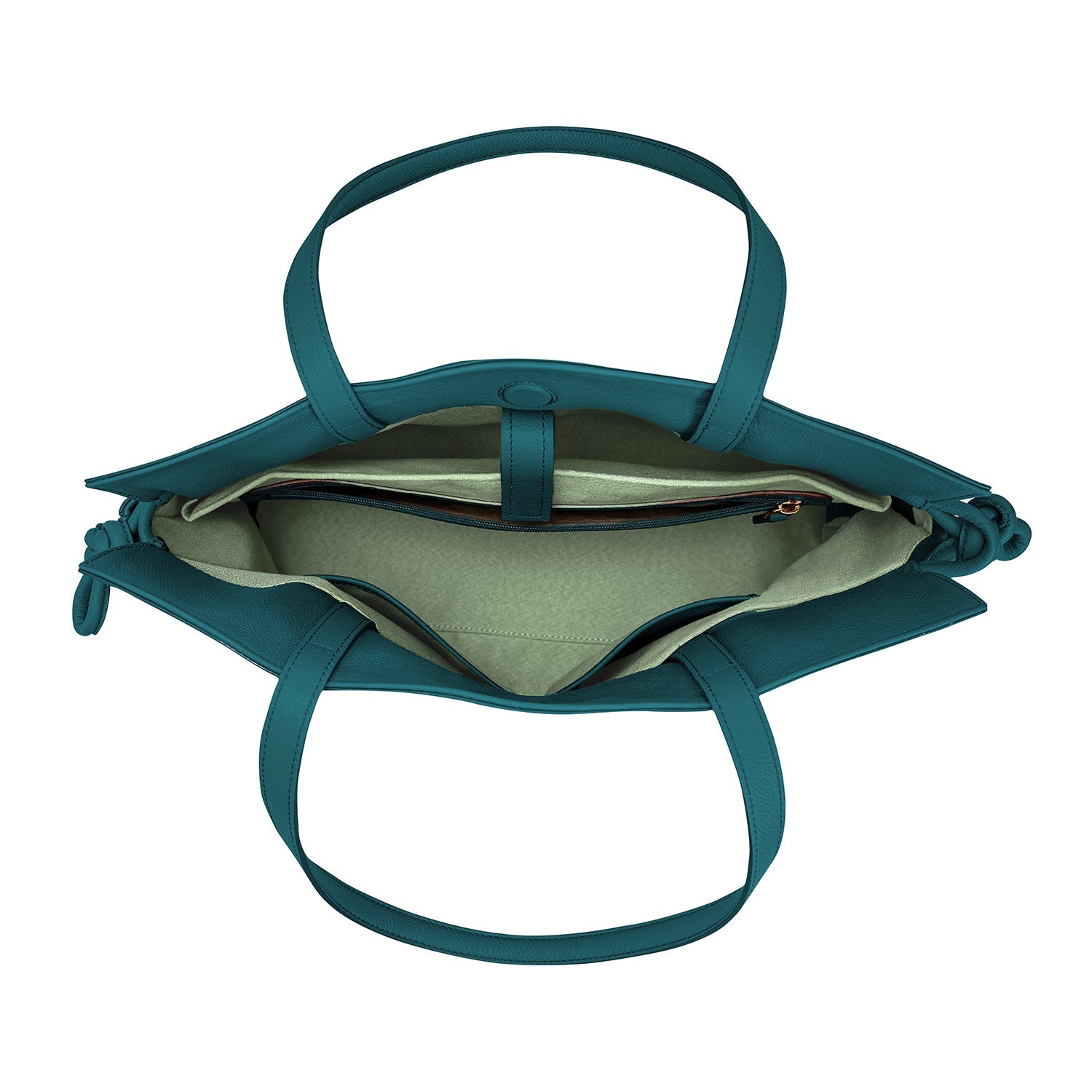 Large Emma Laptop Tote Teal