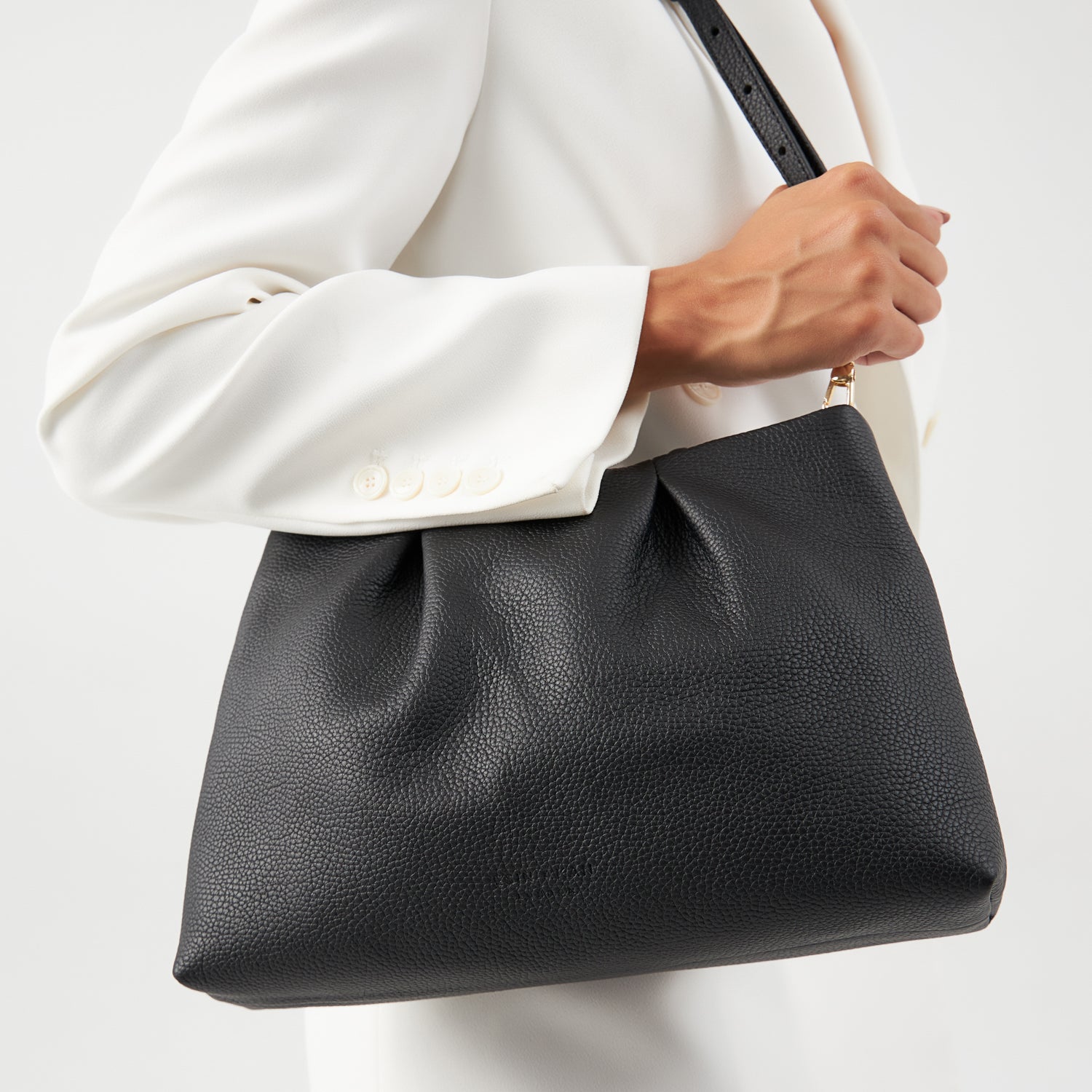 Midi Belgravia Crossbody Bag, Black Black