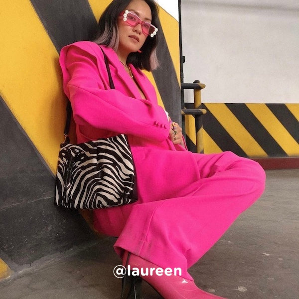 Midi Belgravia Crossbody Bag, Zebra Zebra