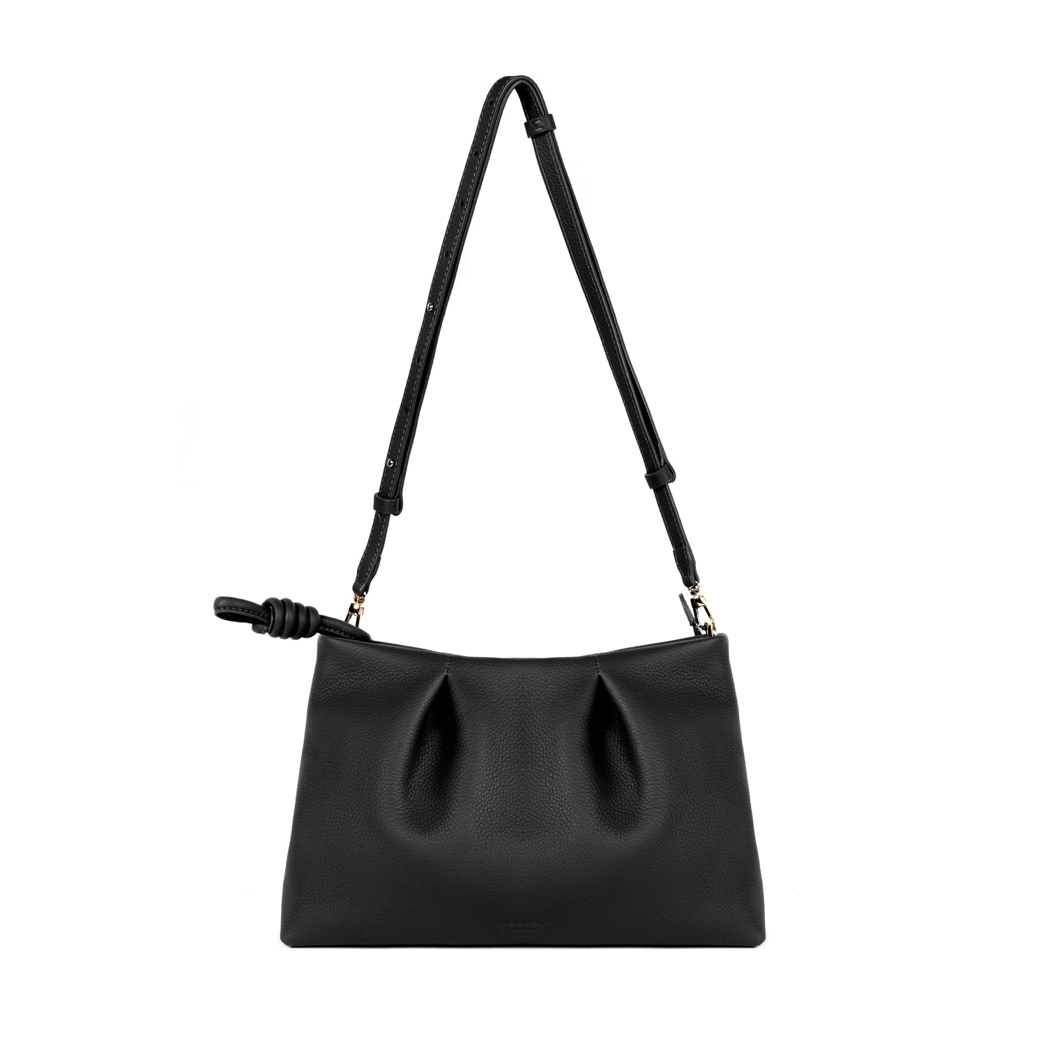 Midi Belgravia Crossbody Bag, Black Black