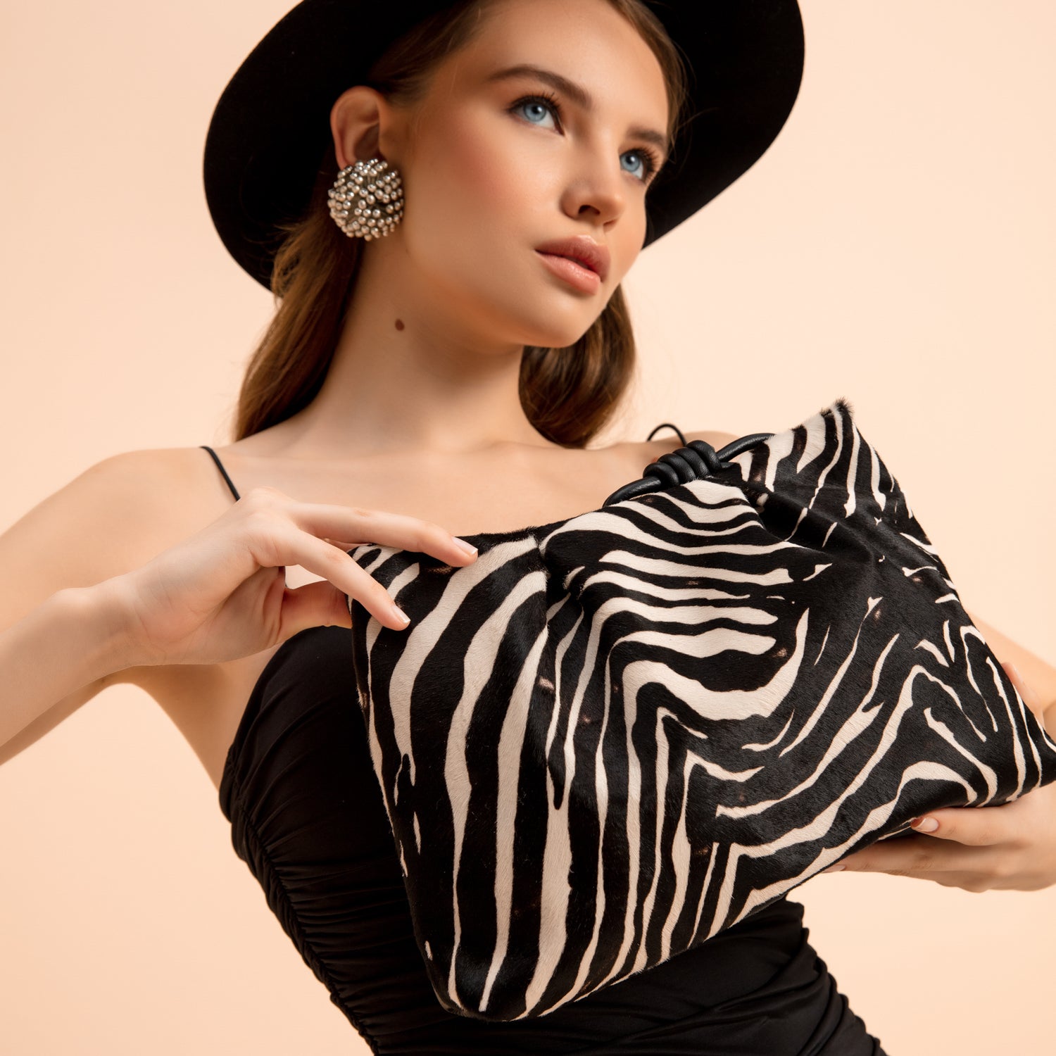 Midi Belgravia Crossbody Bag, Zebra Zebra