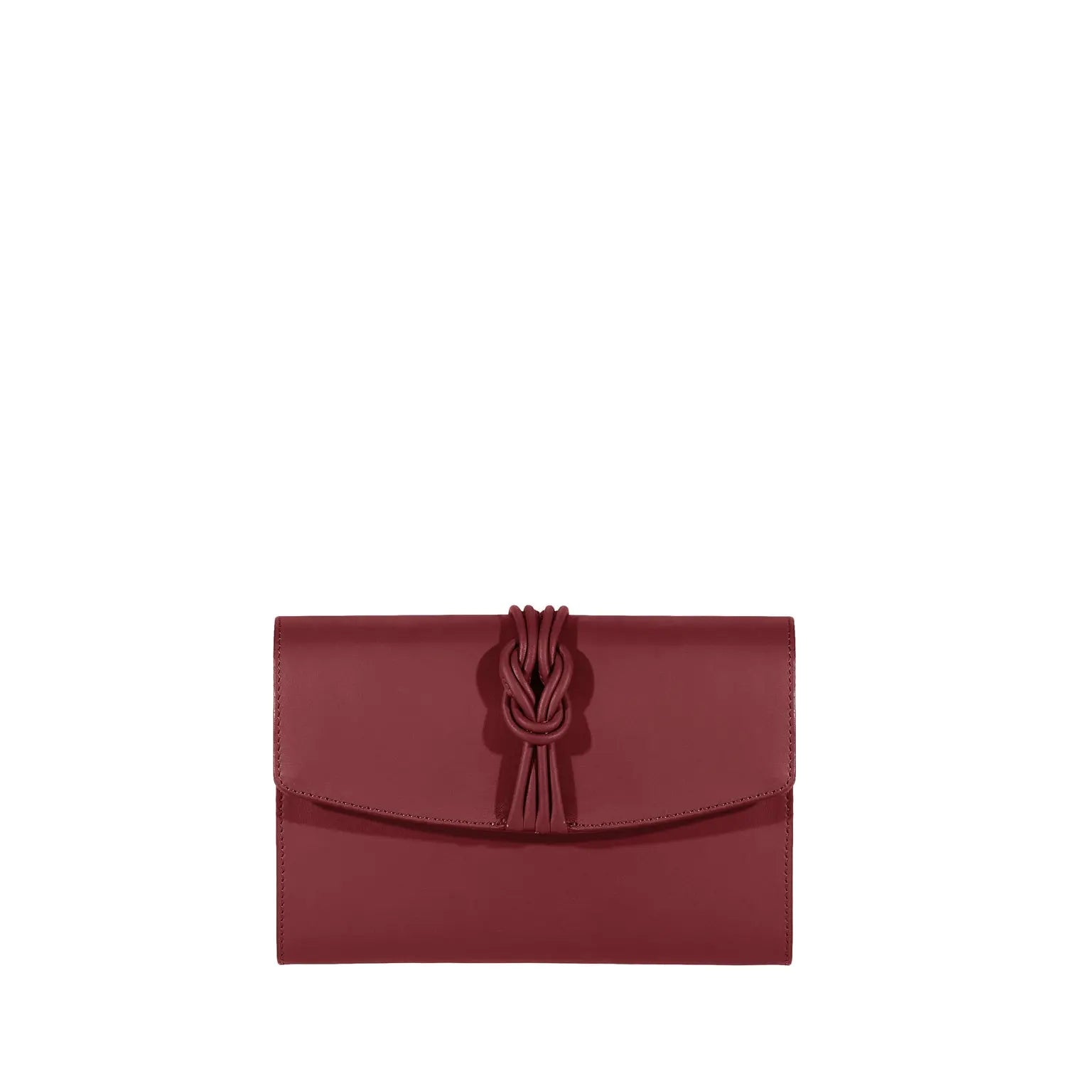Midi Marylebone, Burgundy Clutch Bag Burgundy