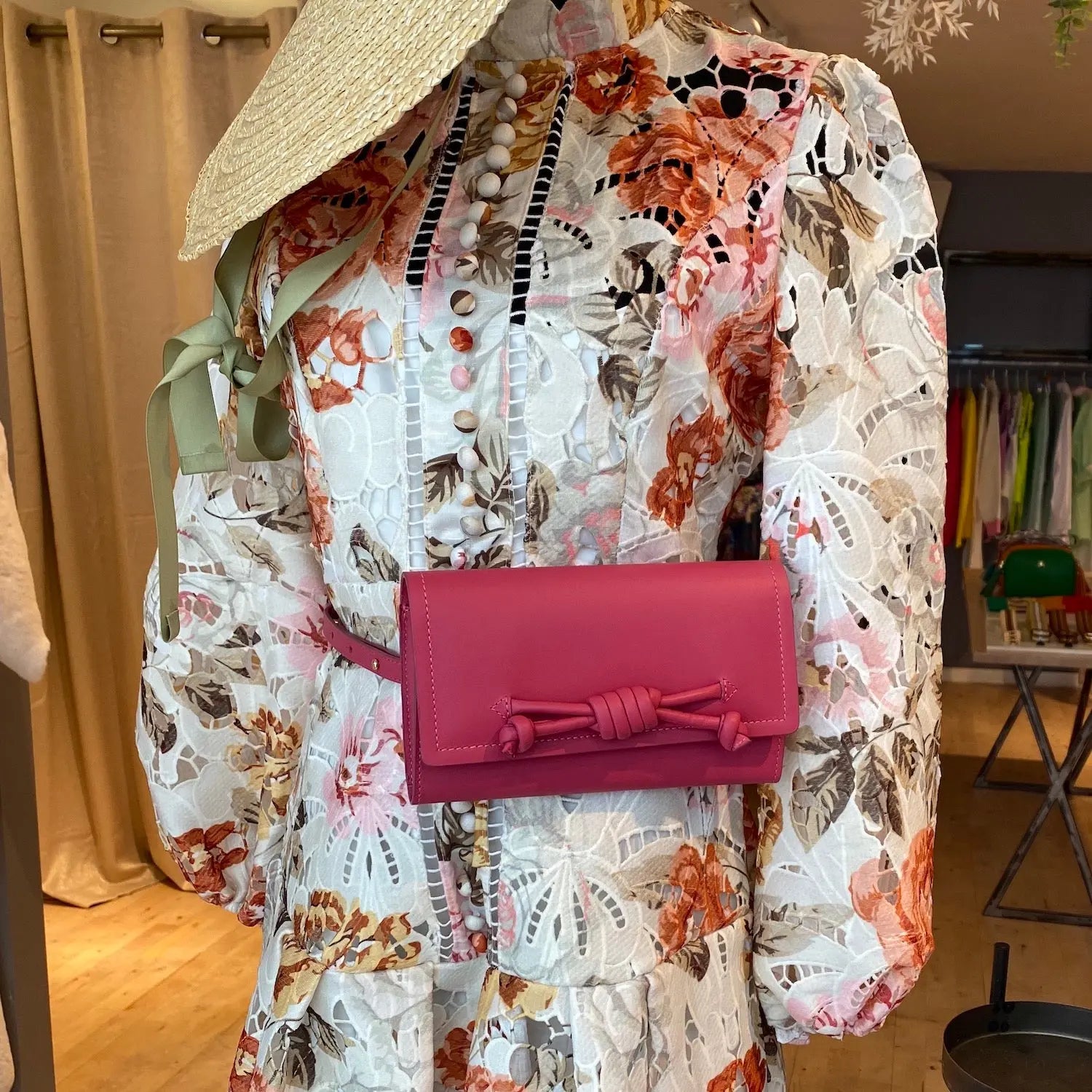 Soho Phone Wallet Bag, Pink Pink