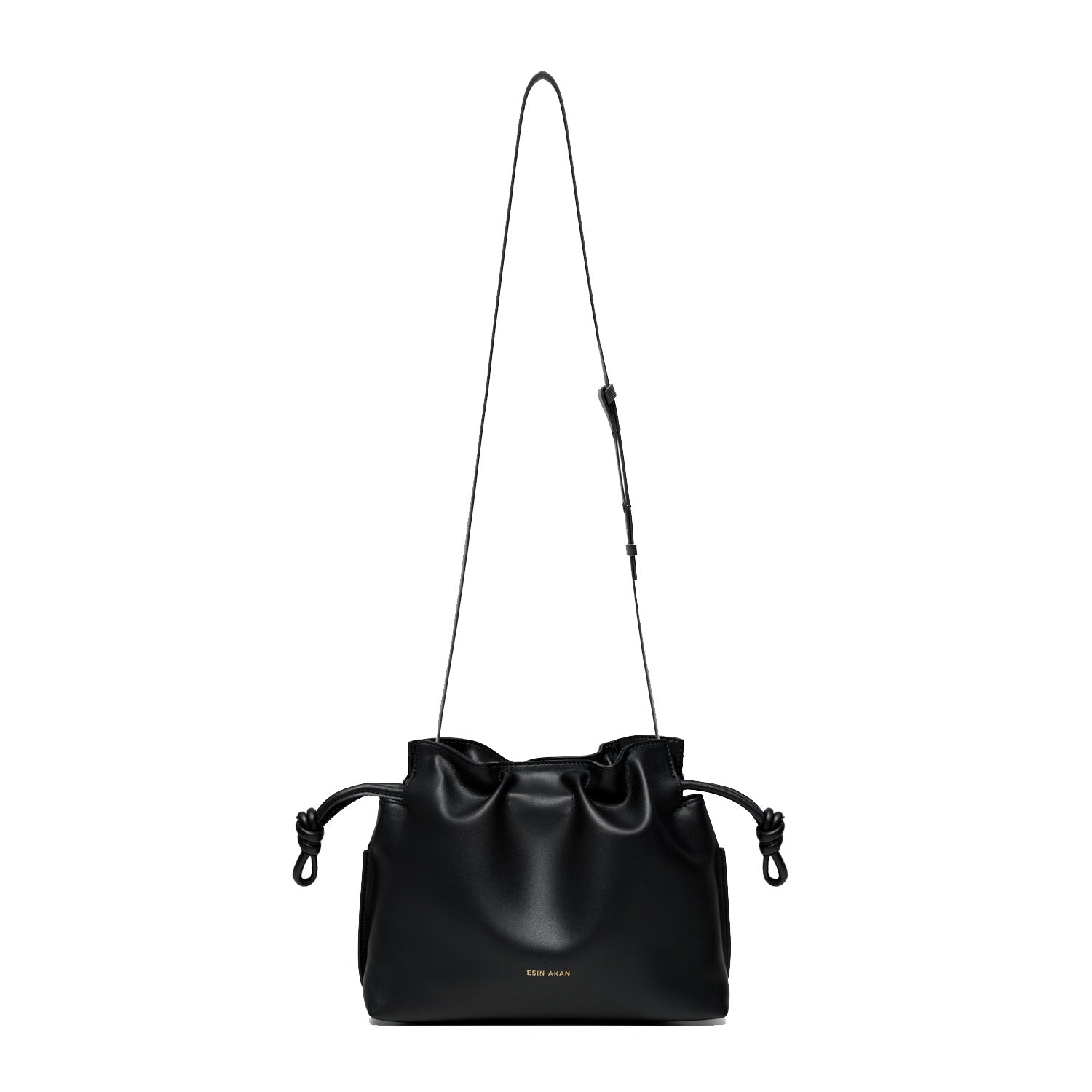 Midi Emma Crossbody Olive Leather | Black