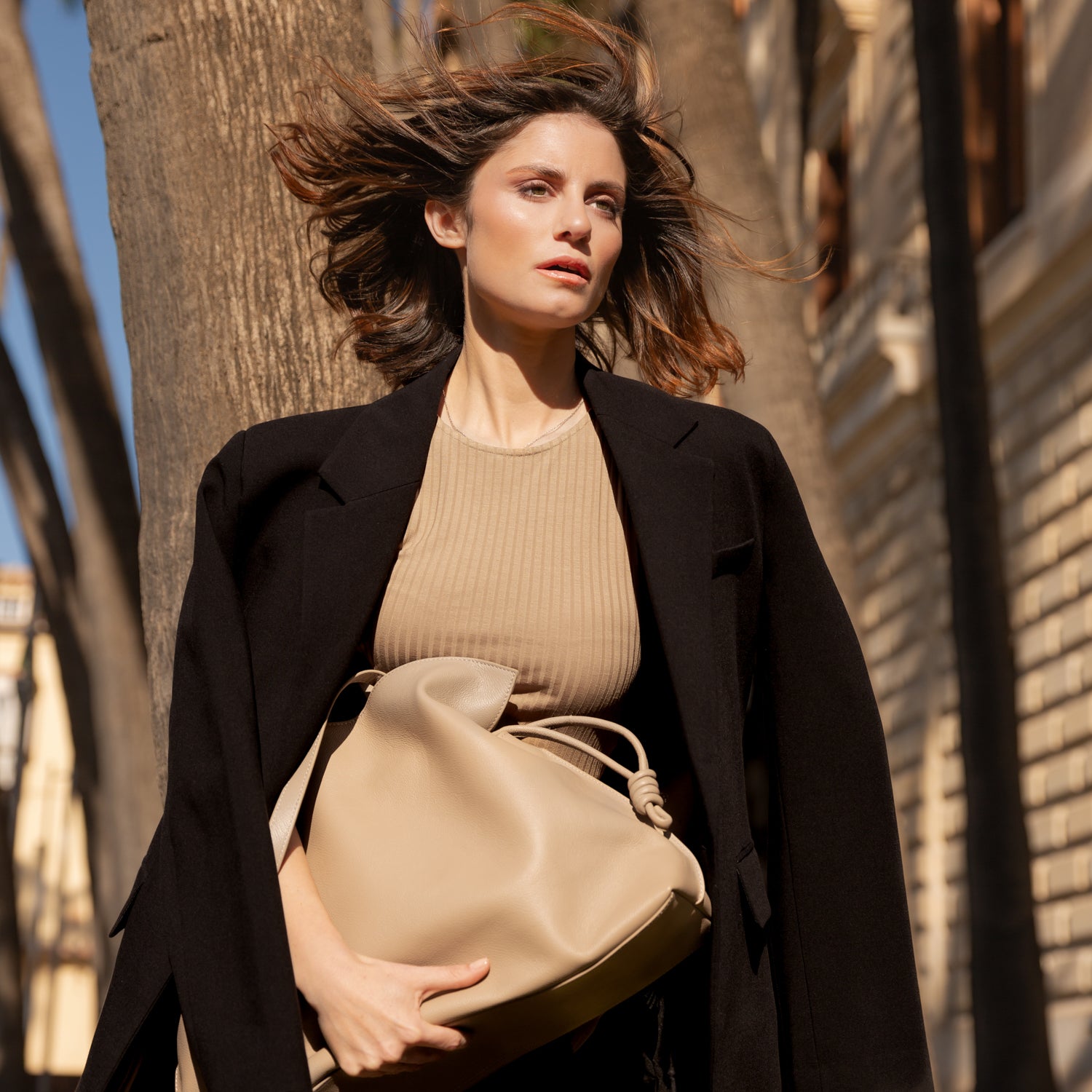 Large Emma Tote | Oatmilk