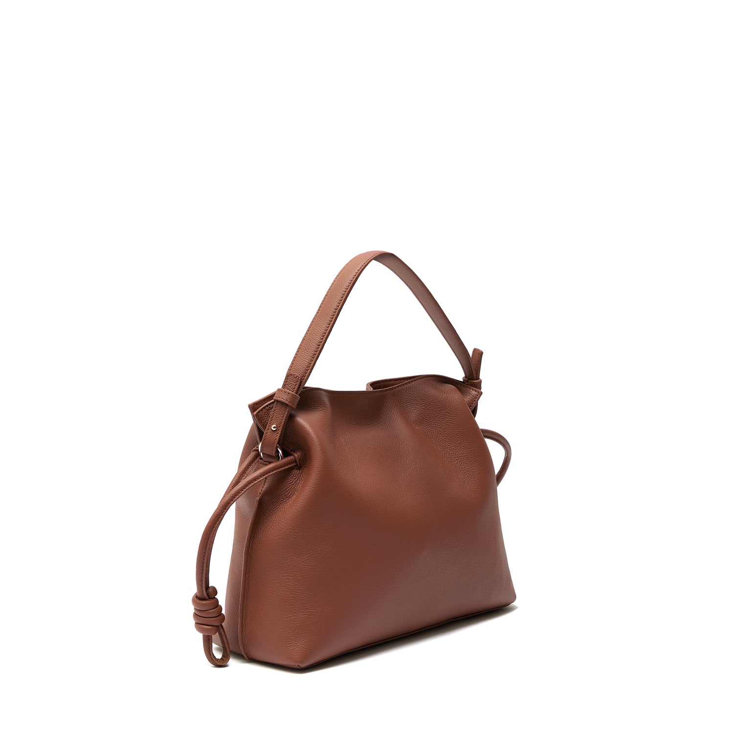 Midi Emma  Leather Crossbody Bag, Nutshell Nutshell