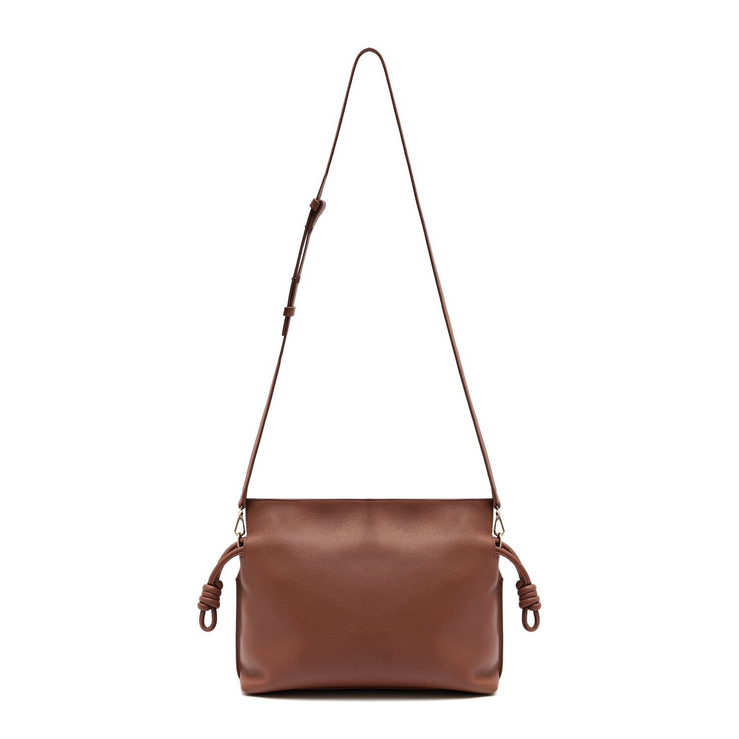 Midi Emma  Leather Crossbody Bag, Nutshell Nutshell