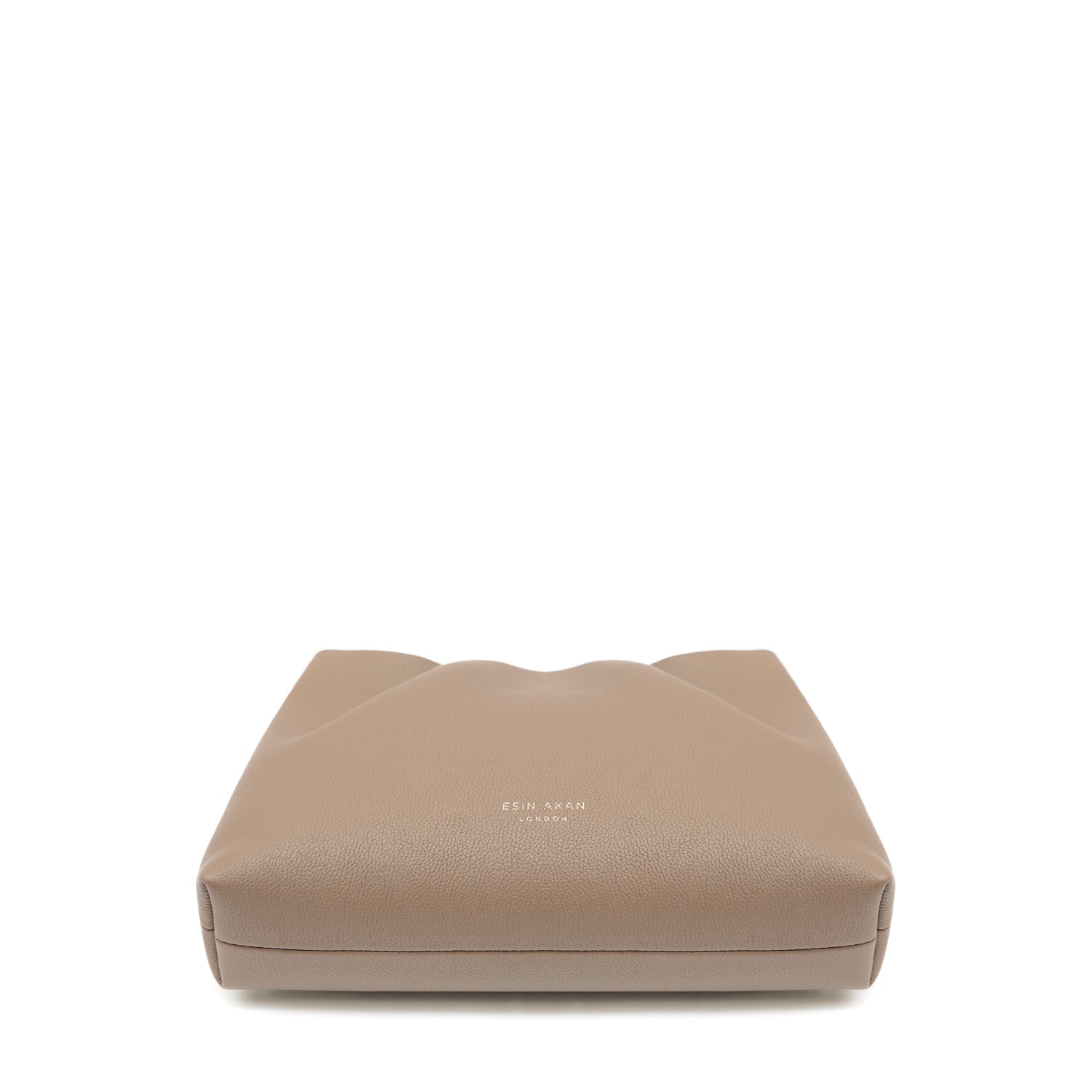 Midi Mayfair Leather Crossbody Bag, Oatmilk Beige