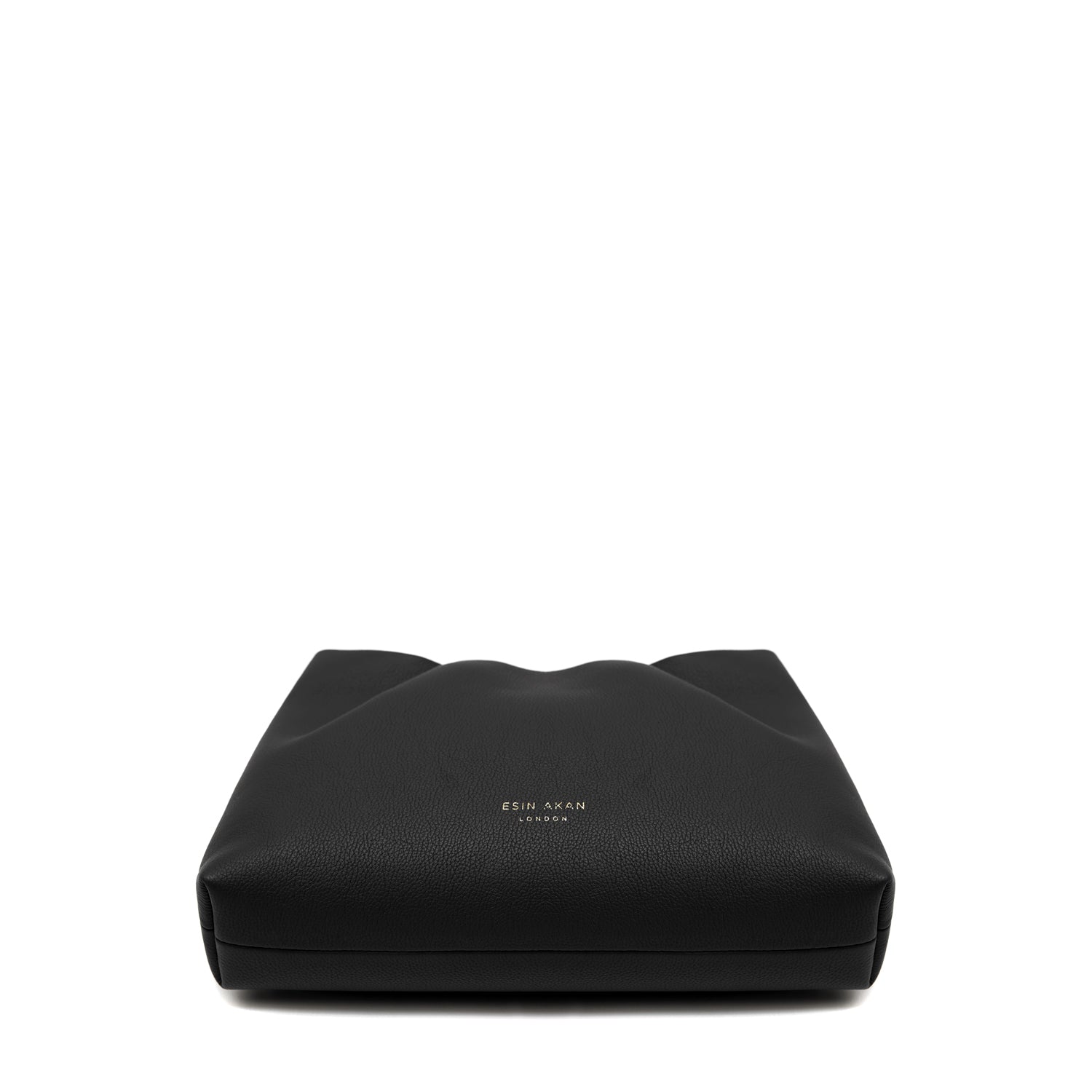 Midi Mayfair Leather Crossbody Bag, Black Black