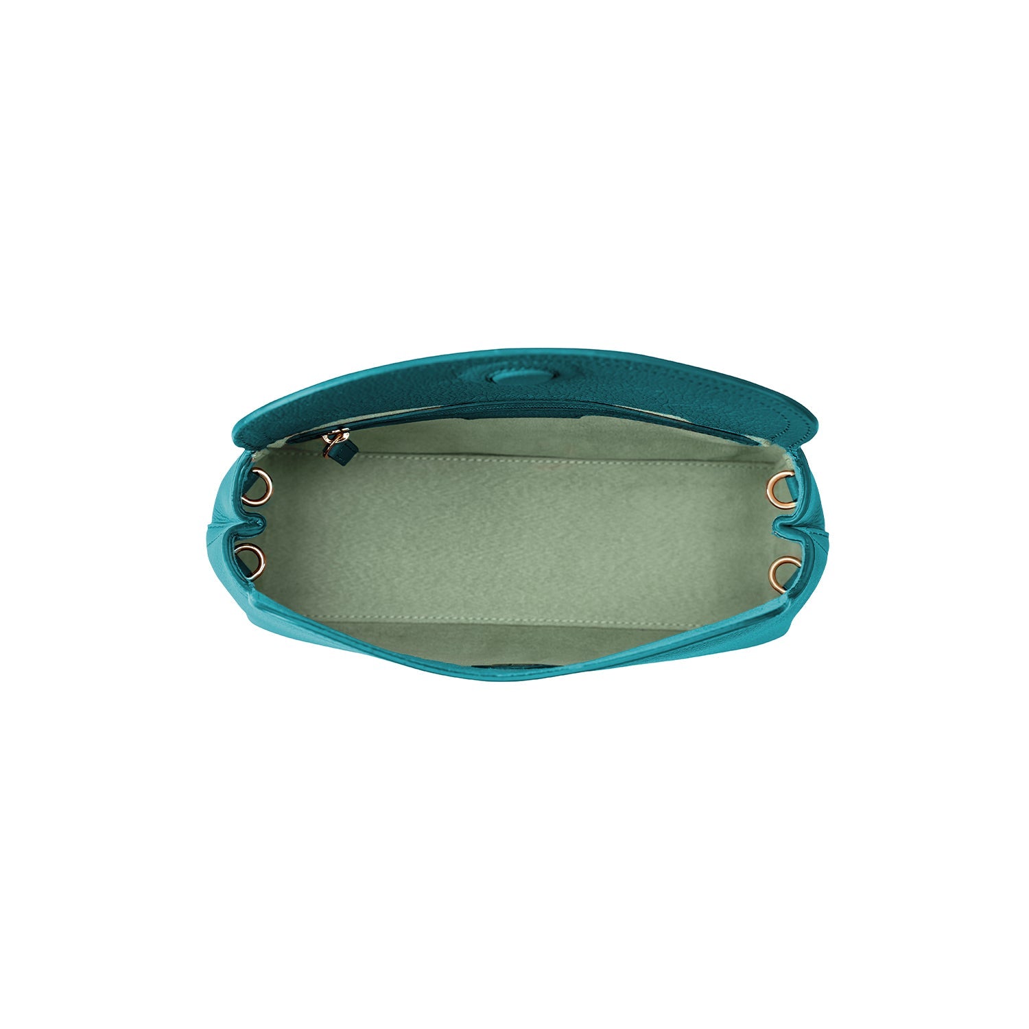Midi Sloane Multiway Crossbody Teal, Soft Small Grain Calf Leather