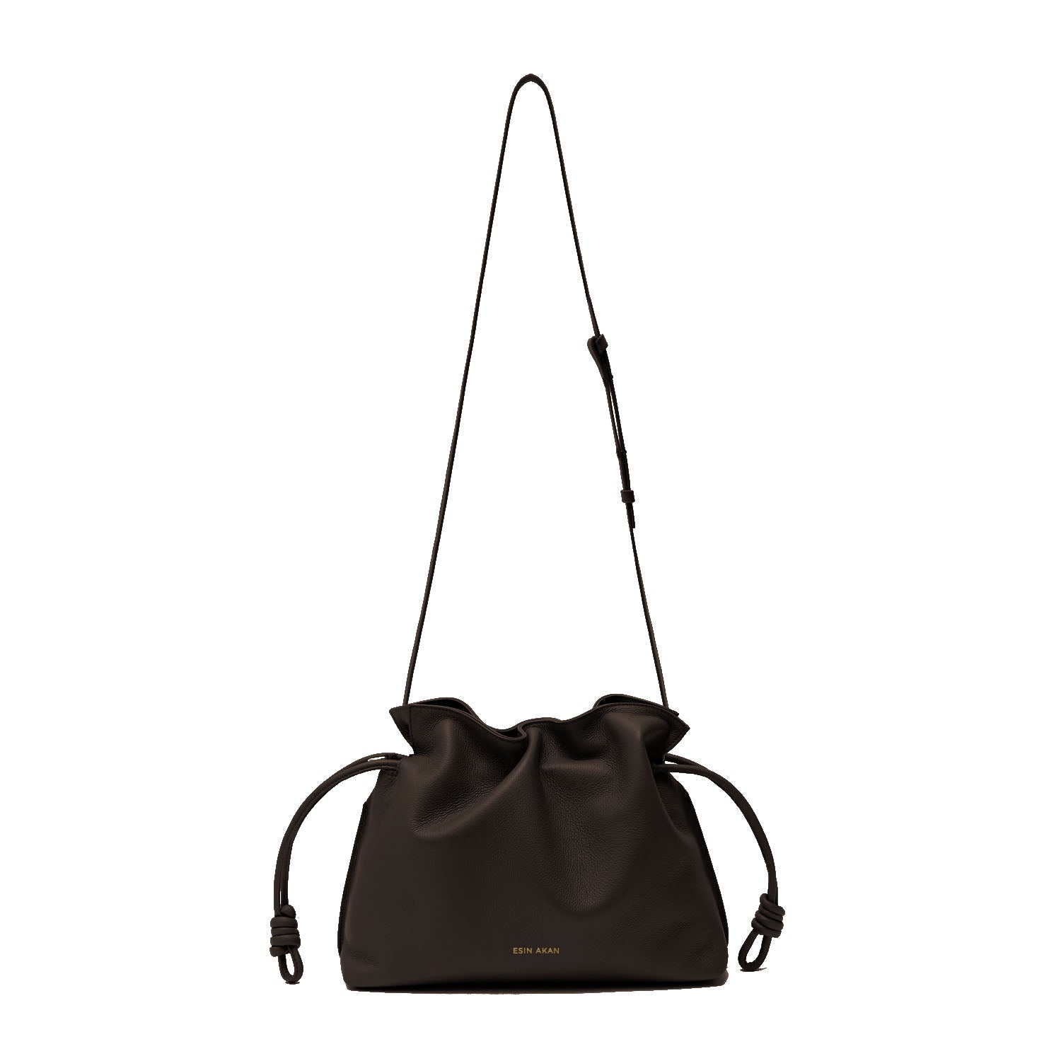 4-in-1 Midi Emma Leather Crossbody Bag, Brownie