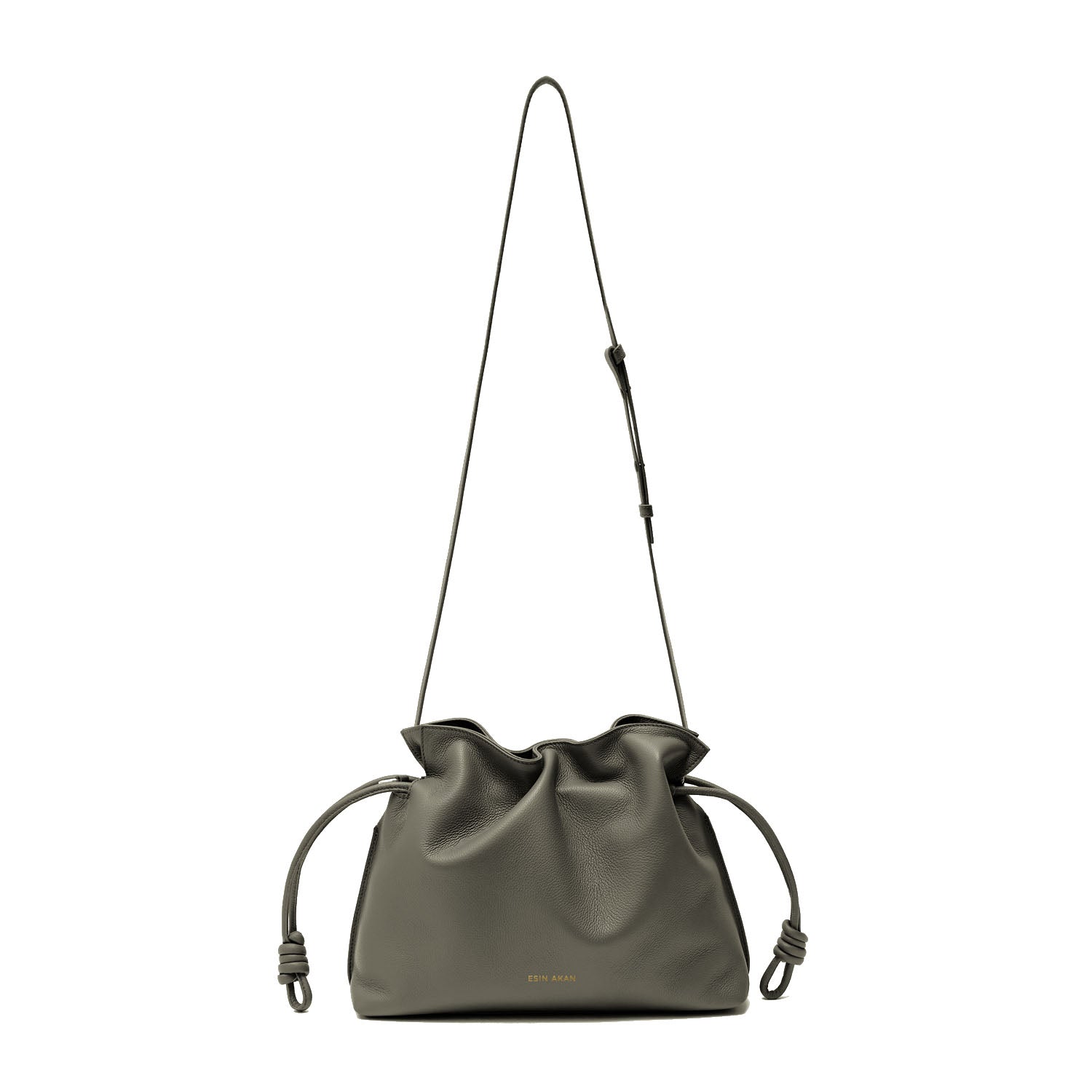 4-in-1 Midi Emma Leather Crossbody Bag, Olive Green