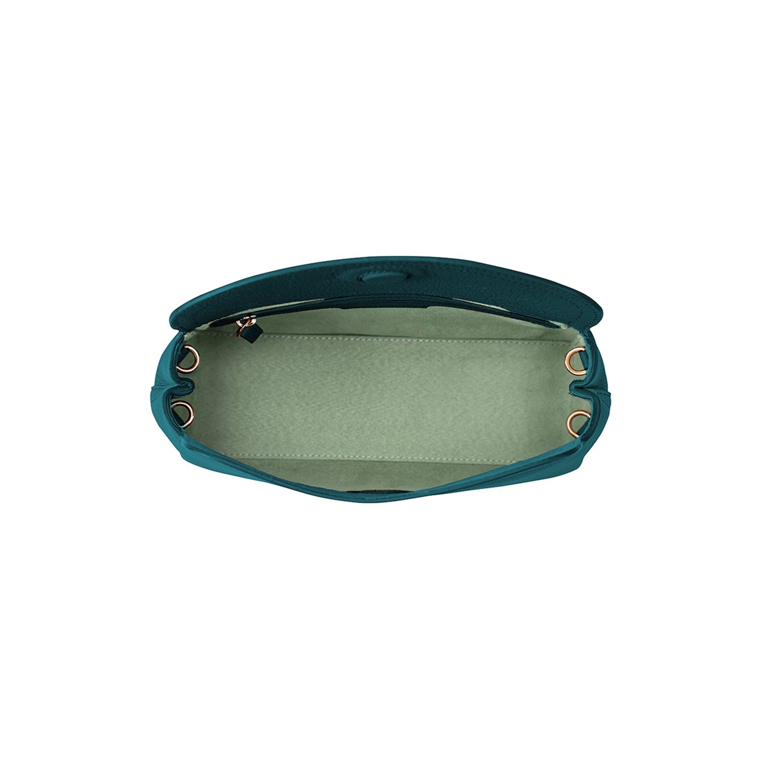 Midi Sloane Multiway Crossbody Teal, Soft Small Grain Calf Leather
