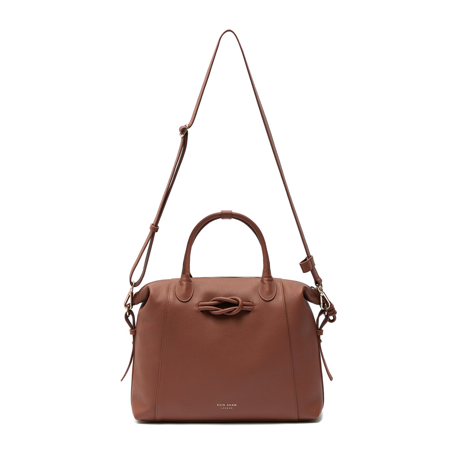 Wimbledon Leather Backpack Tote, Nutshell Nutshell