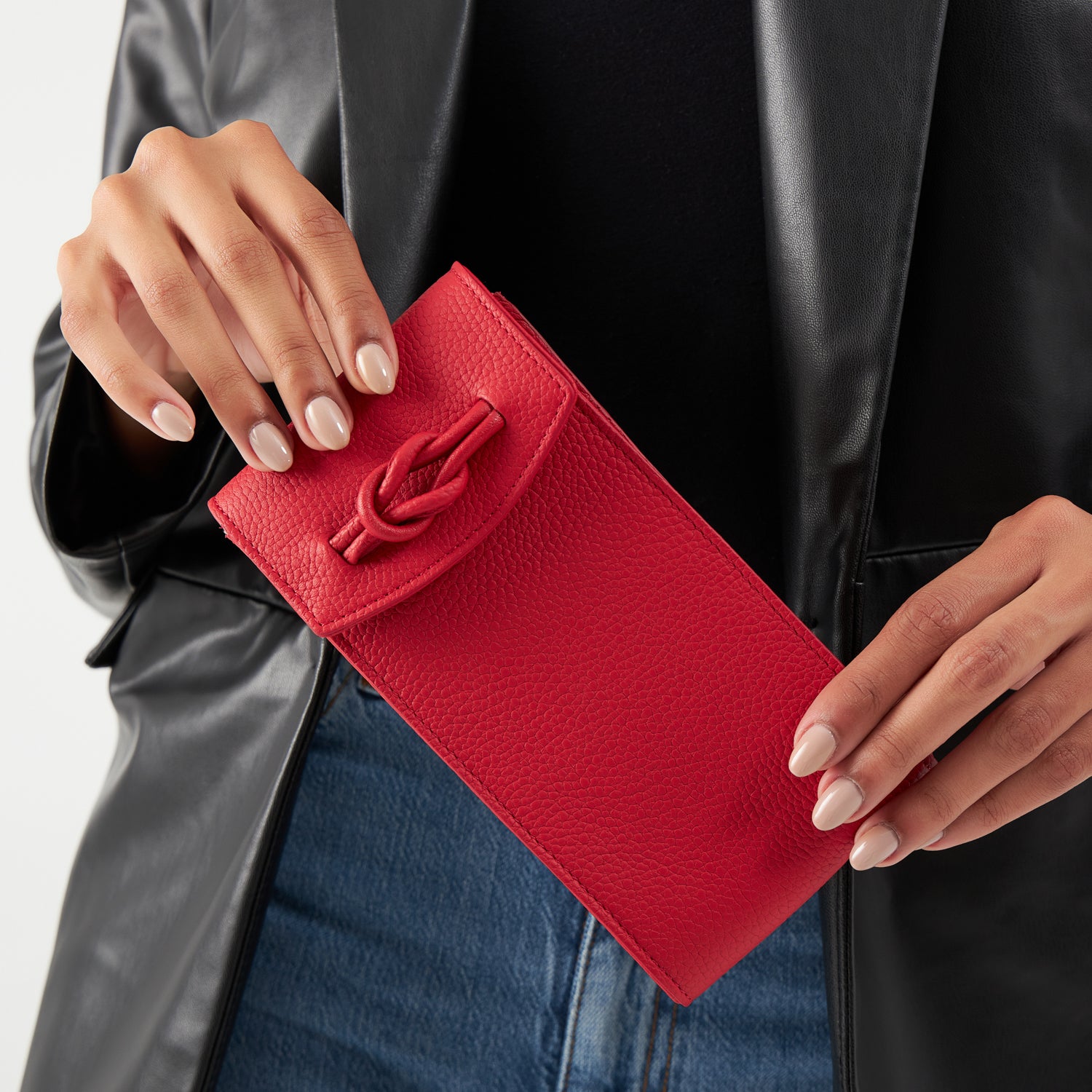 Cornwall, Red Phone Crossbody Bag Red