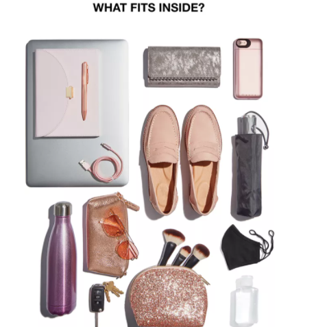 Wimbledon Backpack Tote, Black Black