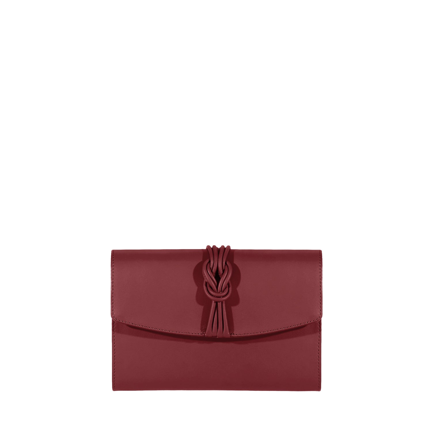 Midi Marylebone, Burgundy Clutch Bag Burgundy