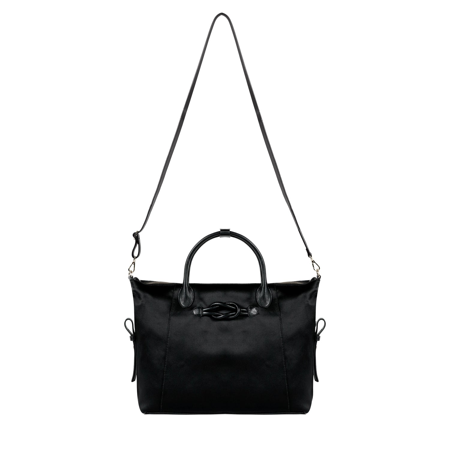 Wimbledon Backpack Tote, Black Nylon Black Nylon